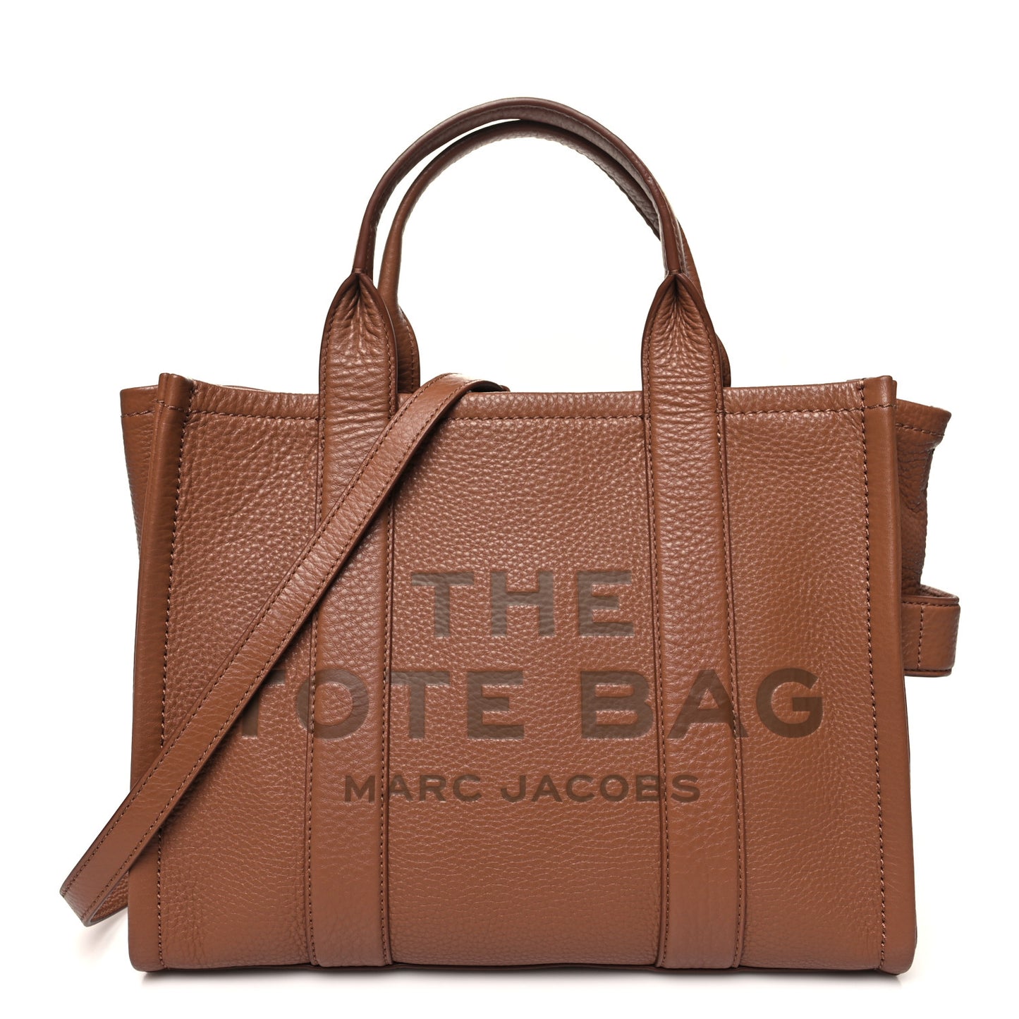 Grained Calfskin Medium The Tote Bag Argan Oil