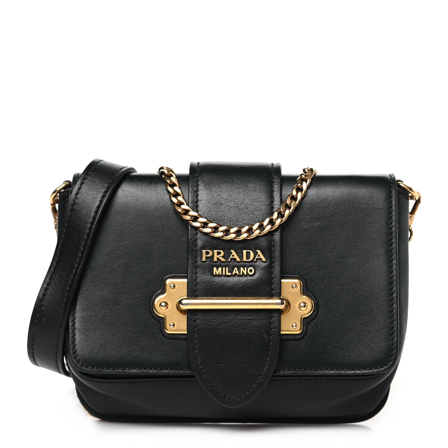 City Calf Cahier Belt Bag Black