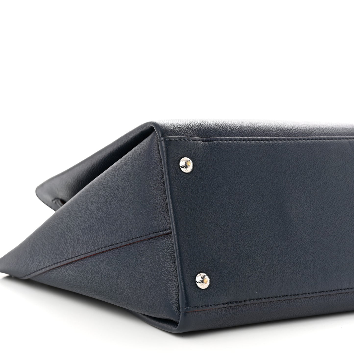 Calfskin Lockmeto Marine Rouge