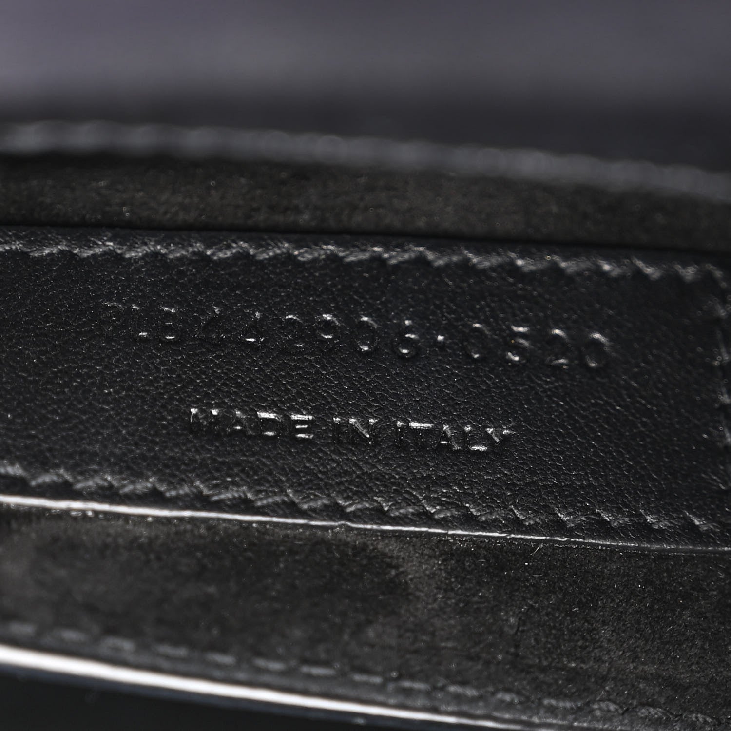 Saint Laurent Coated Bark Calfskin Medium Monogram Sunset Black 8 of 17