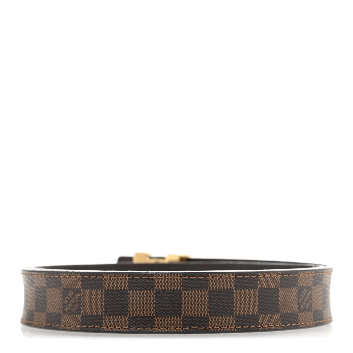 Mini Damier Ebene 25mm LV Initiales Belt 80 32
