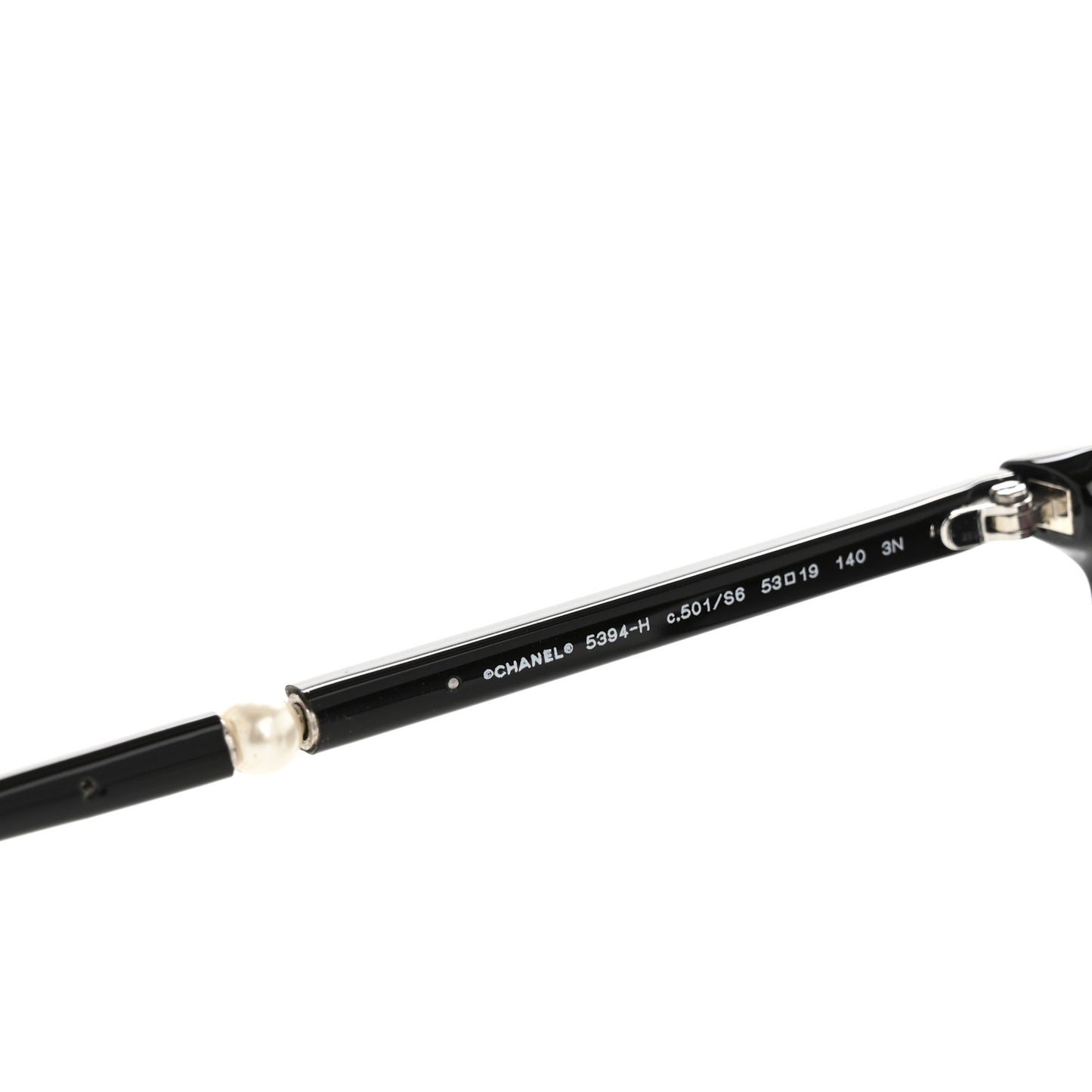 Acetate Butterfly Pearl Sunglasses 5394-H Black