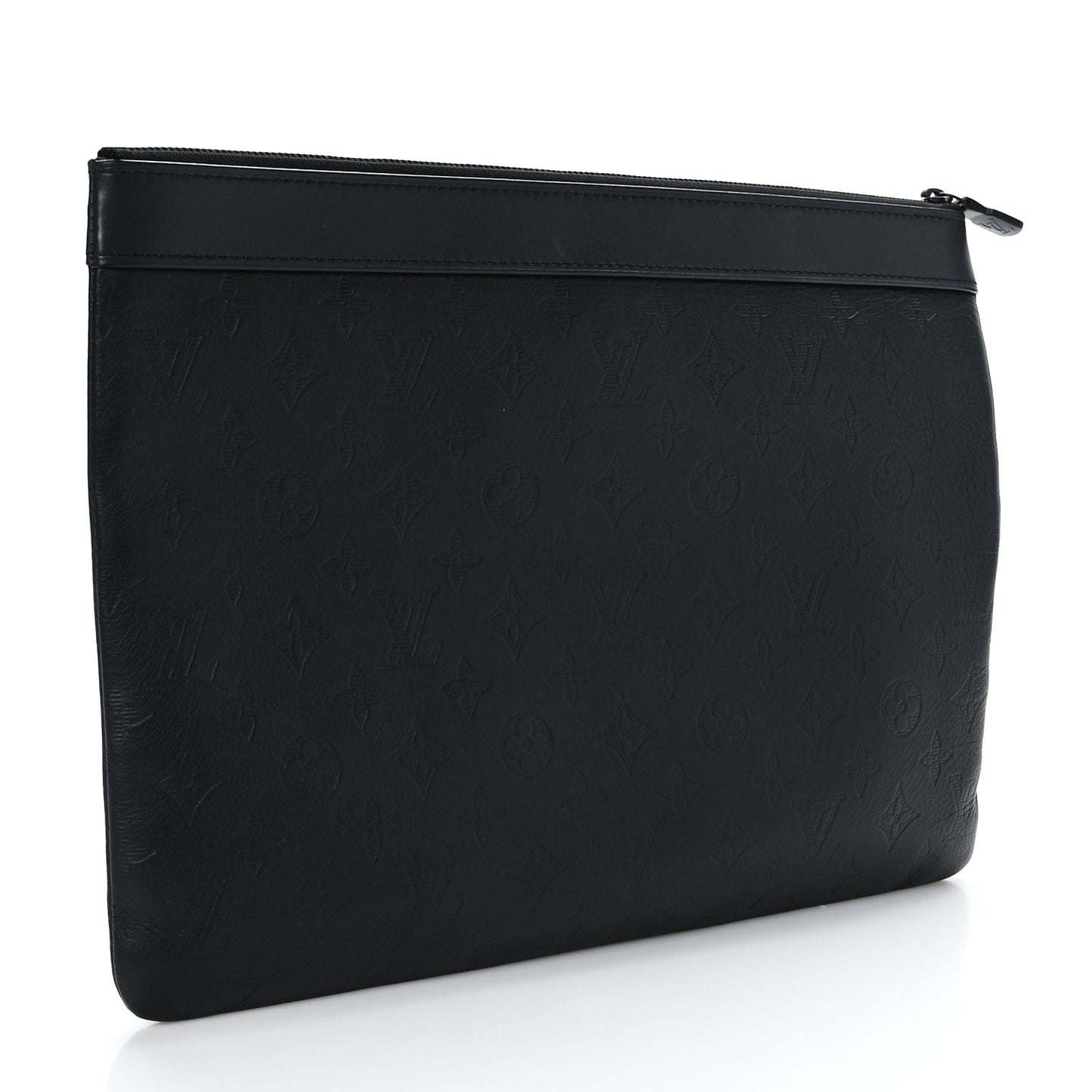 Calfskin Monogram Shadow Discovery Pochette Black
