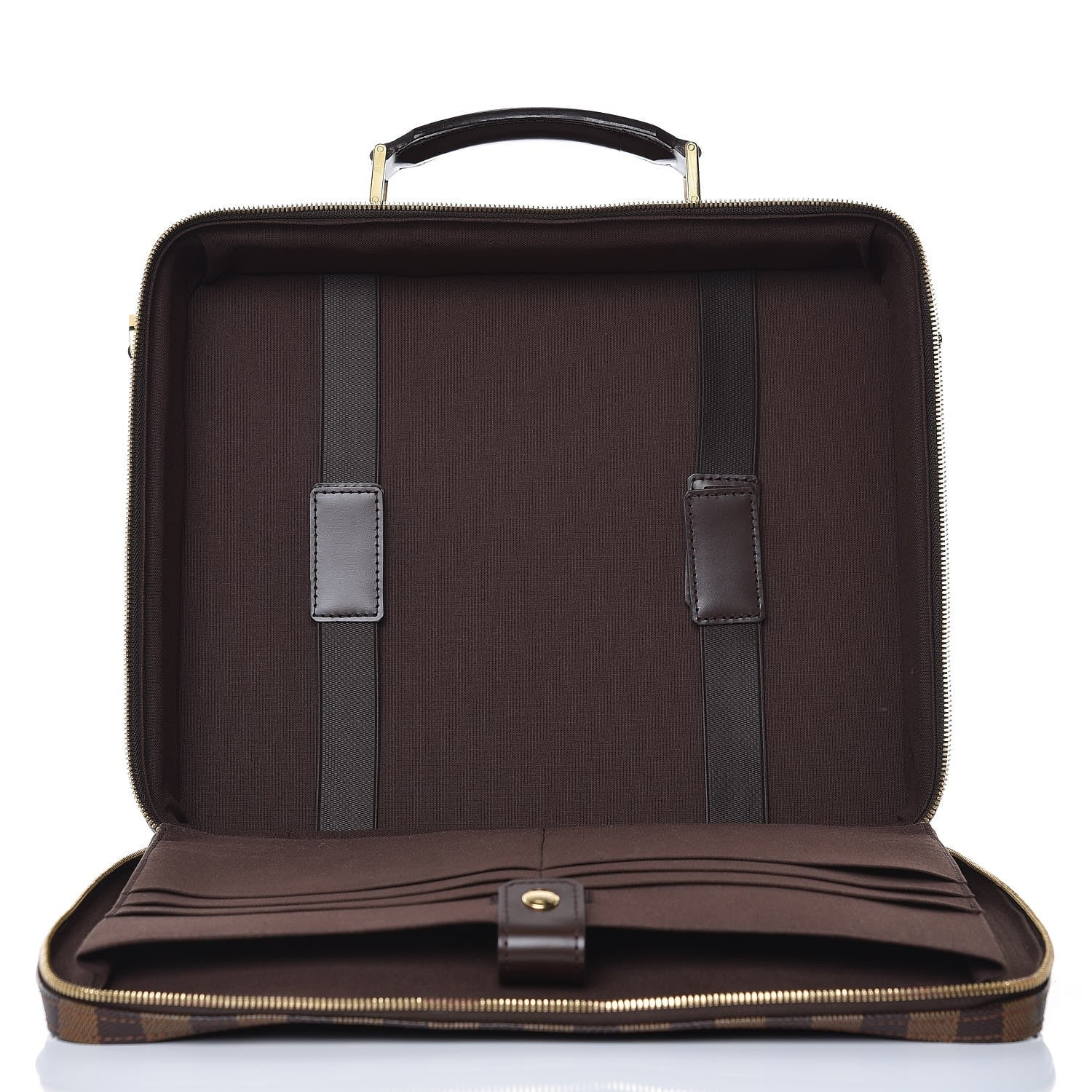 Louis Vuitton Damier Ebene Porte Ordinateur Sabana Computer Case 6 of 14