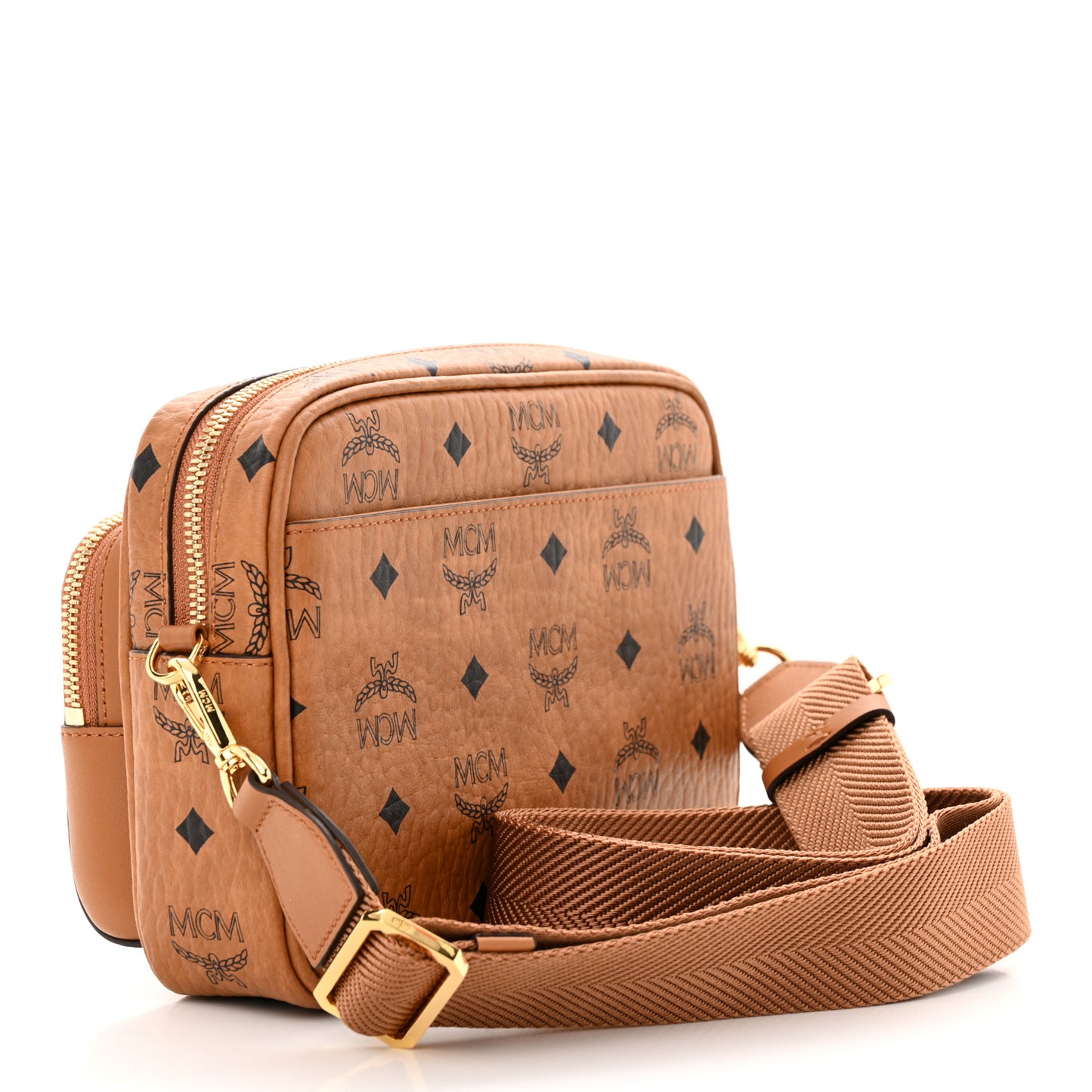 Visetos Klassik Crossbody Bag Cognac
