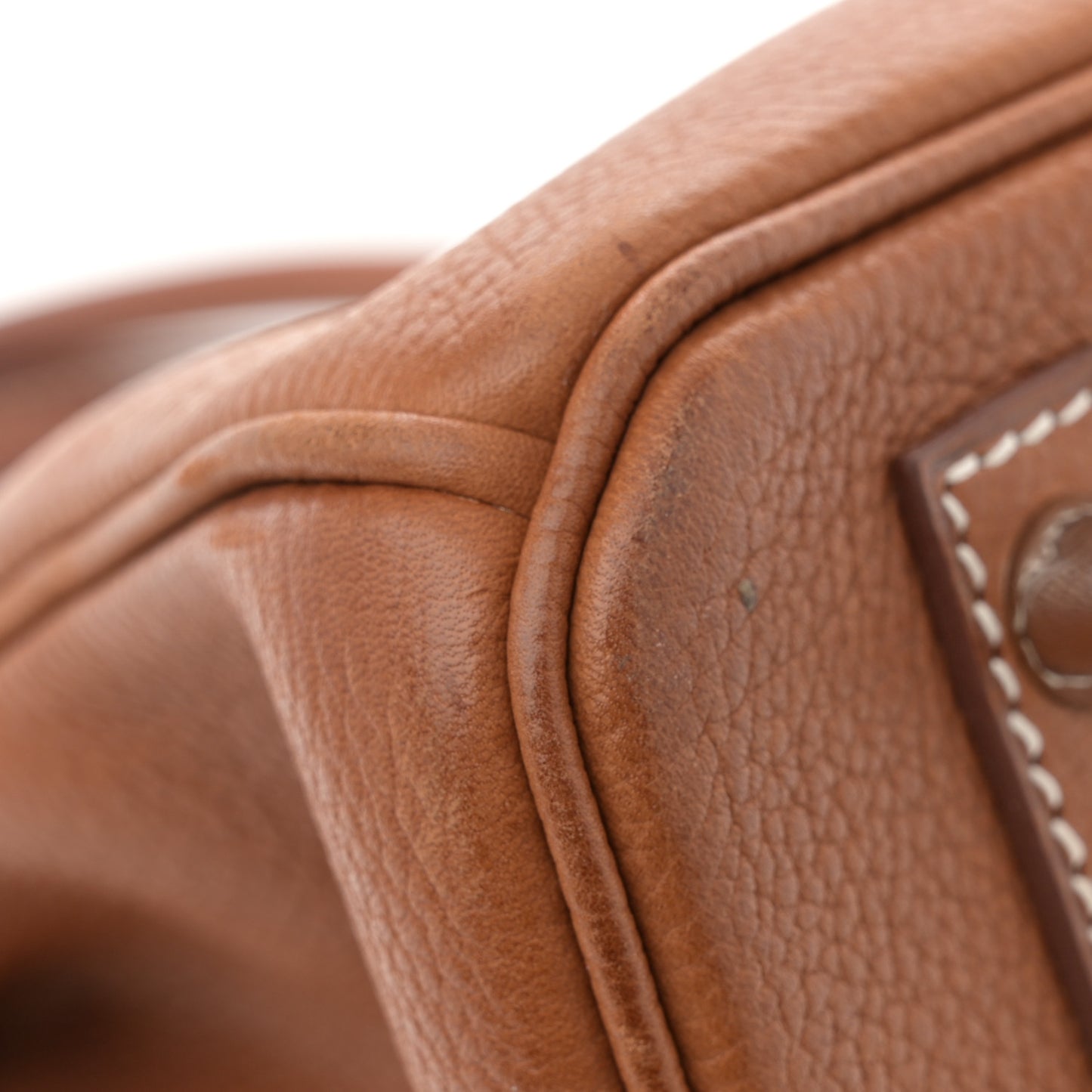 Natural Barenia Faubourg Birkin 30 Fauve