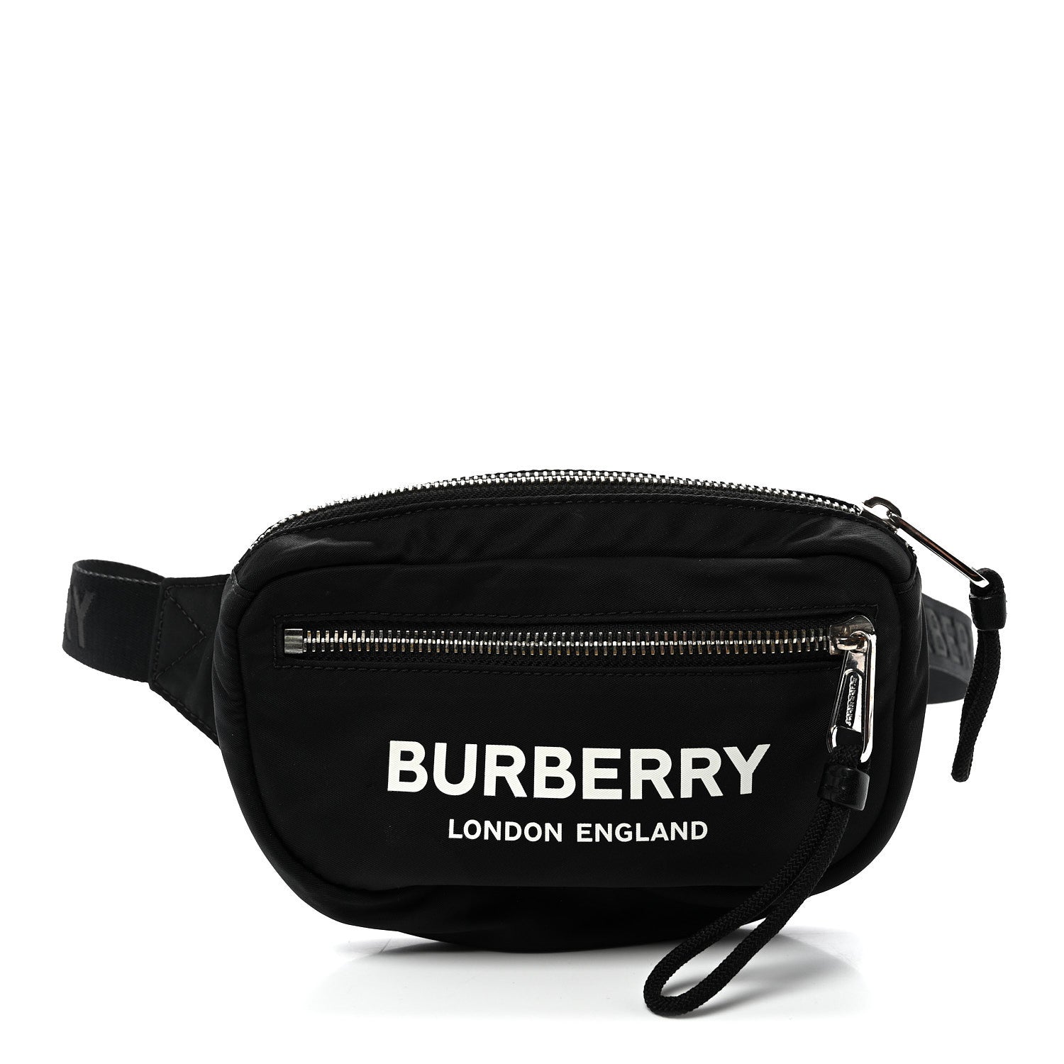 BURBERRY CANNON BUM BAG ブラック Burberry Econyl Logo Print Small Cannon Bum Bag Black 1888754
