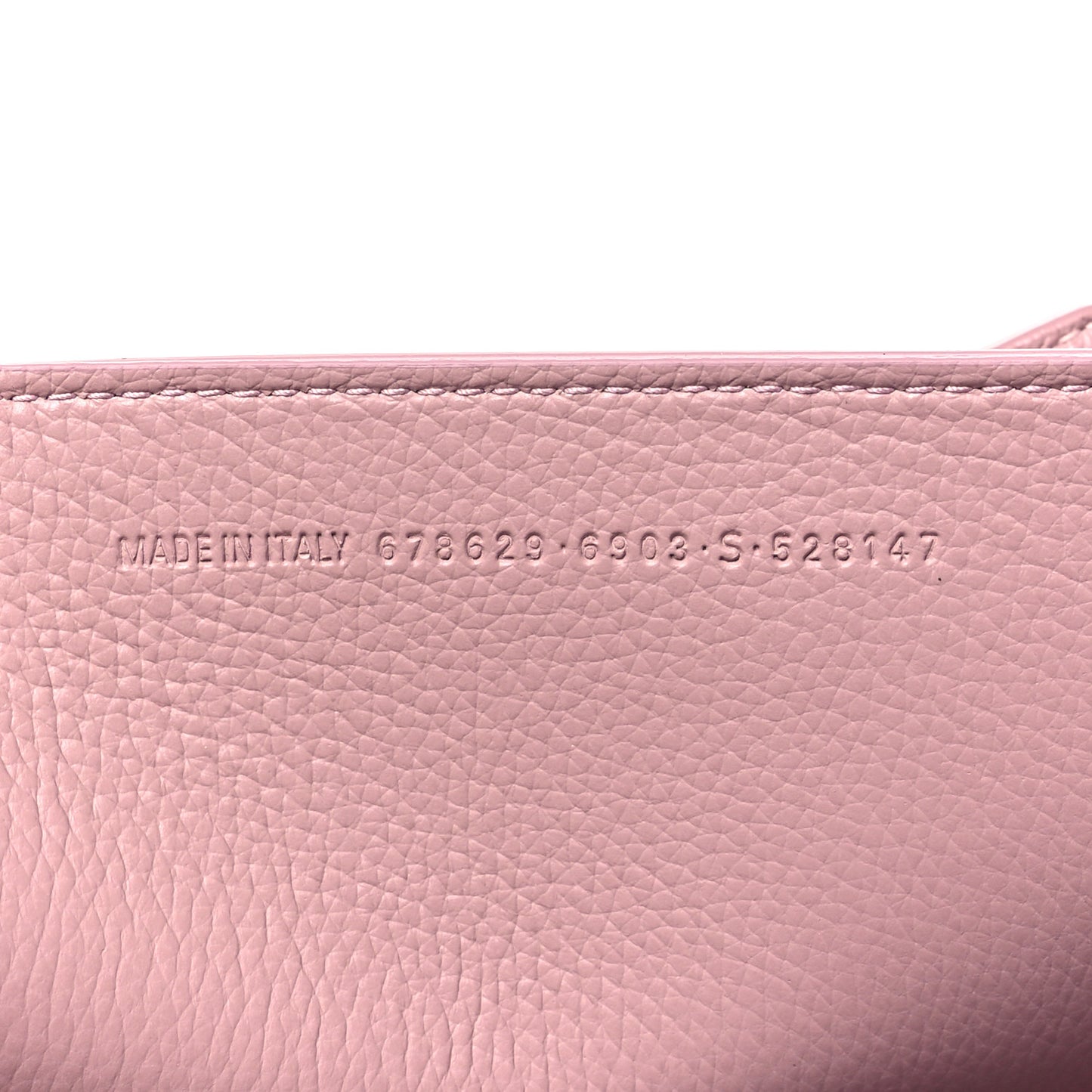Grained Calfskin Neo Classic Black Hardware S City Powder Powder Pink