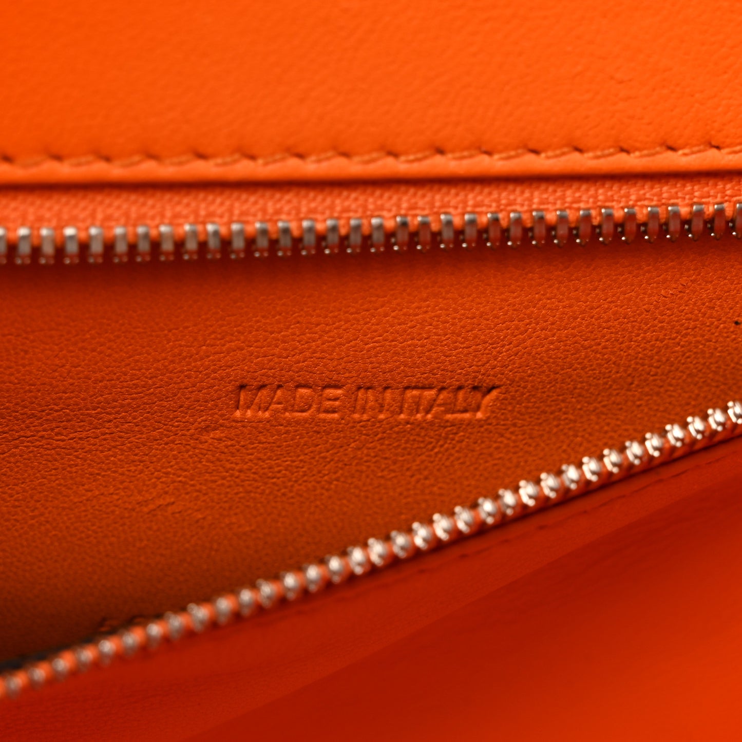Shiny Calfskin Crocodile Embossed Small Hourglass Top Handle Bag Pop Orange