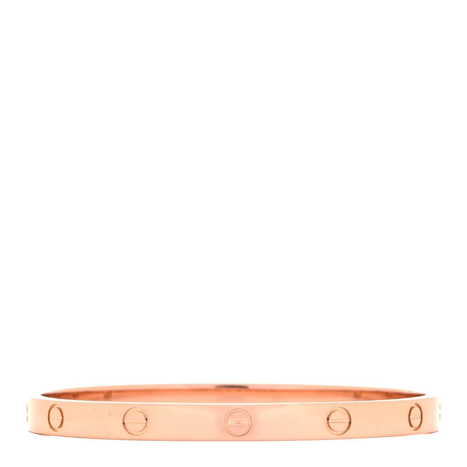 Cartier 18K Pink Gold LOVE Bracelet 19 5 of 12