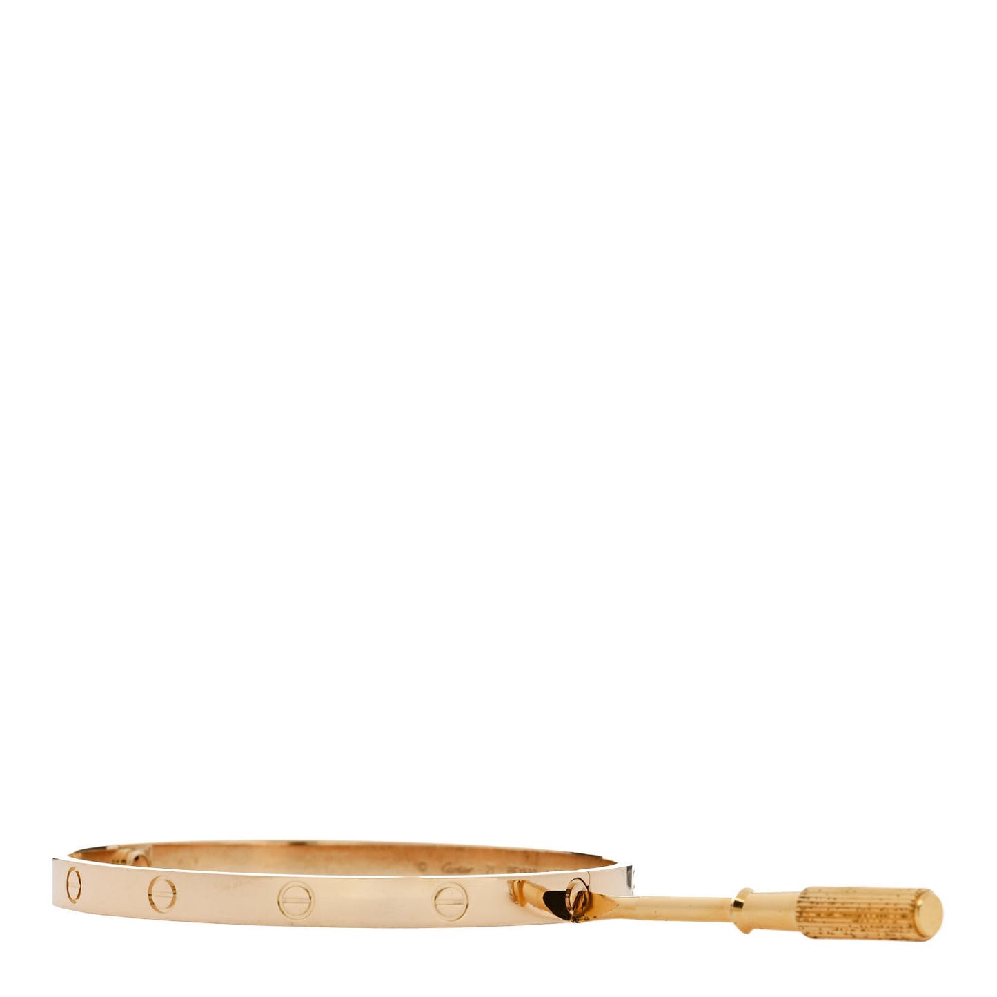 18K Yellow Gold LOVE Bracelet 21