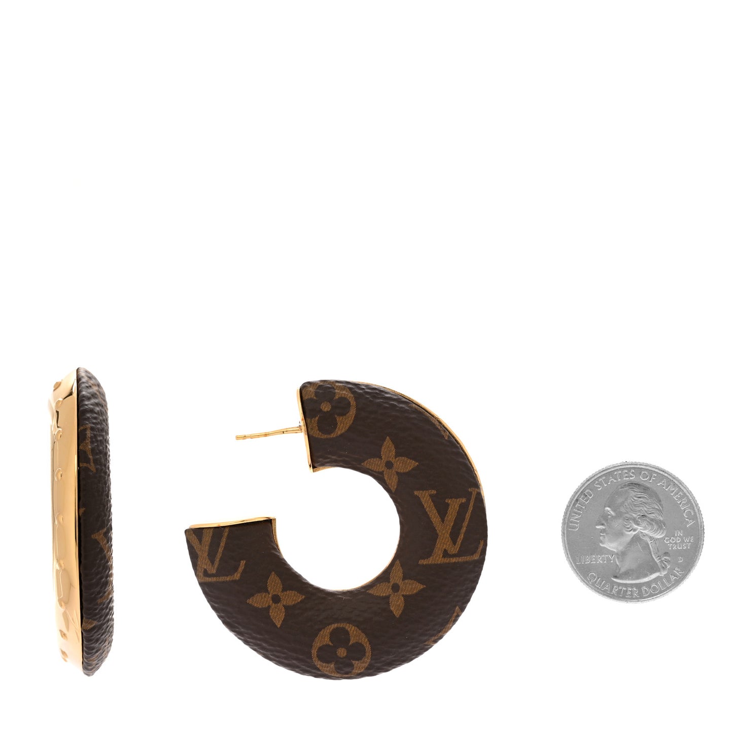 Monogram Wild Mini Hoop Earrings