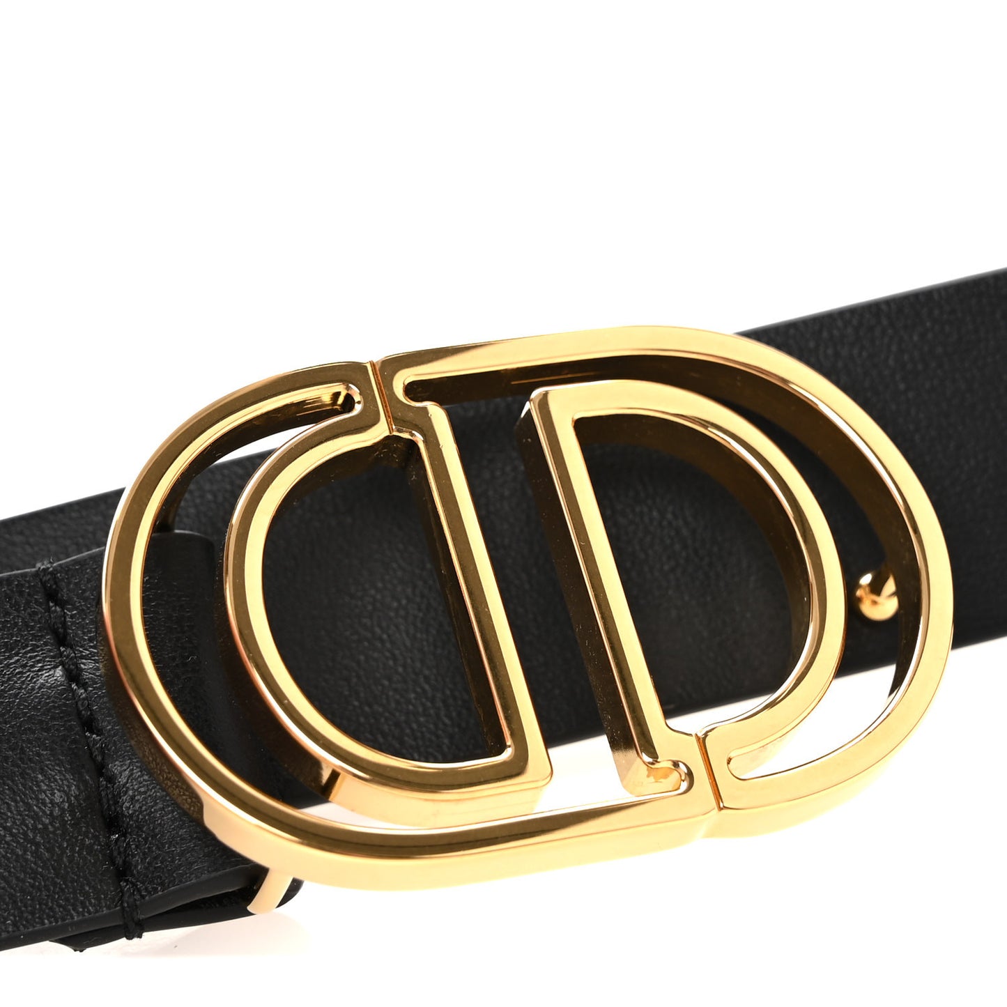 Calfskin 30 Montaigne Cut-Out CD Belt 90 36 Black