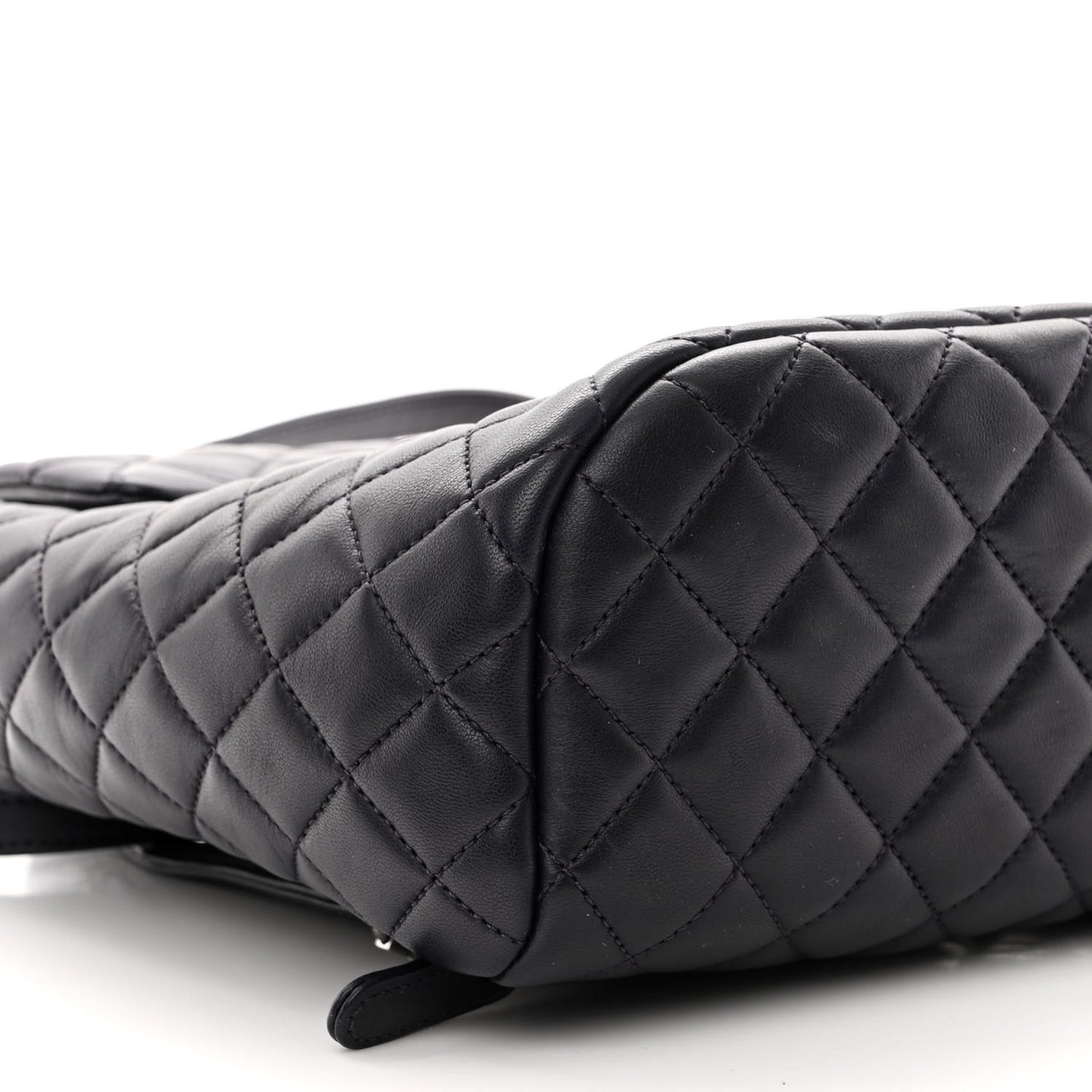 Lambskin Quilted Small Urban Spirit Backpack Navy