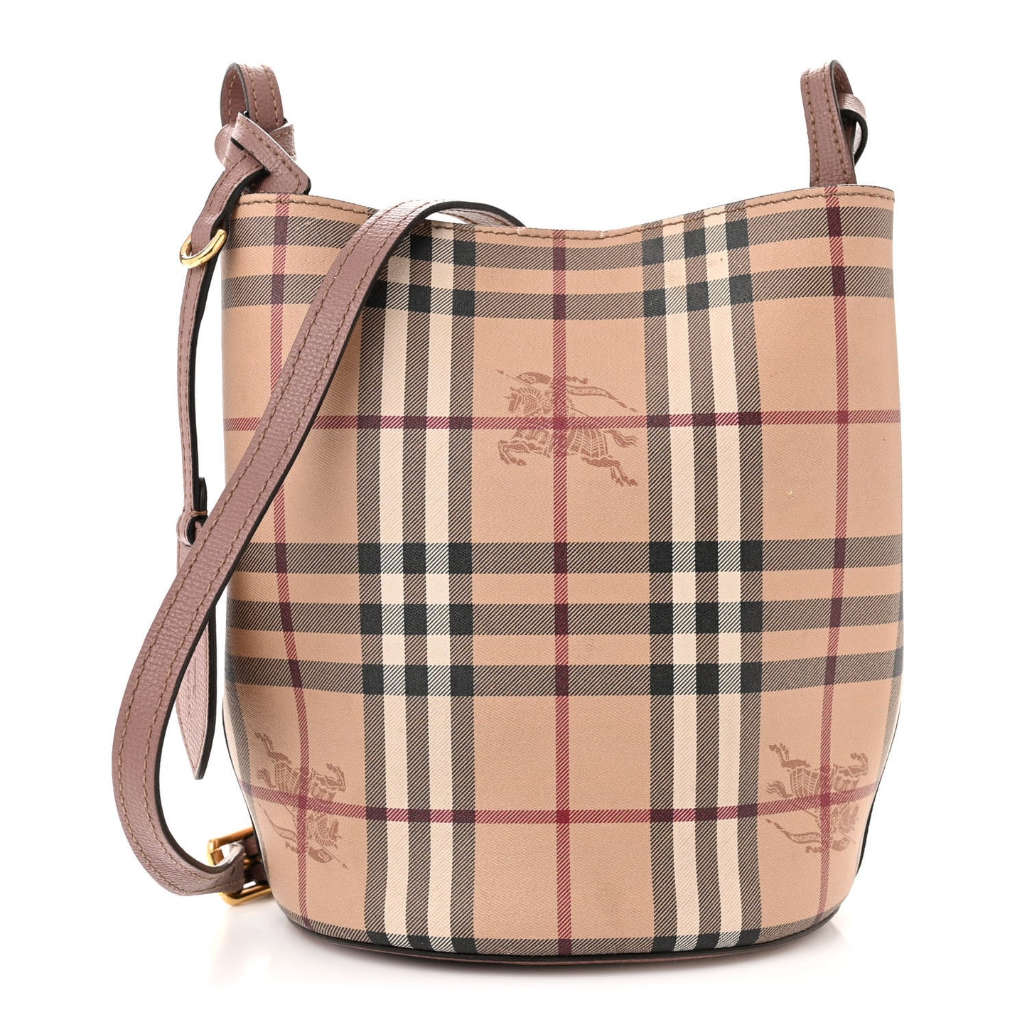 Haymarket Check Colours Small Lorne Bucket Crossbody Elderberry