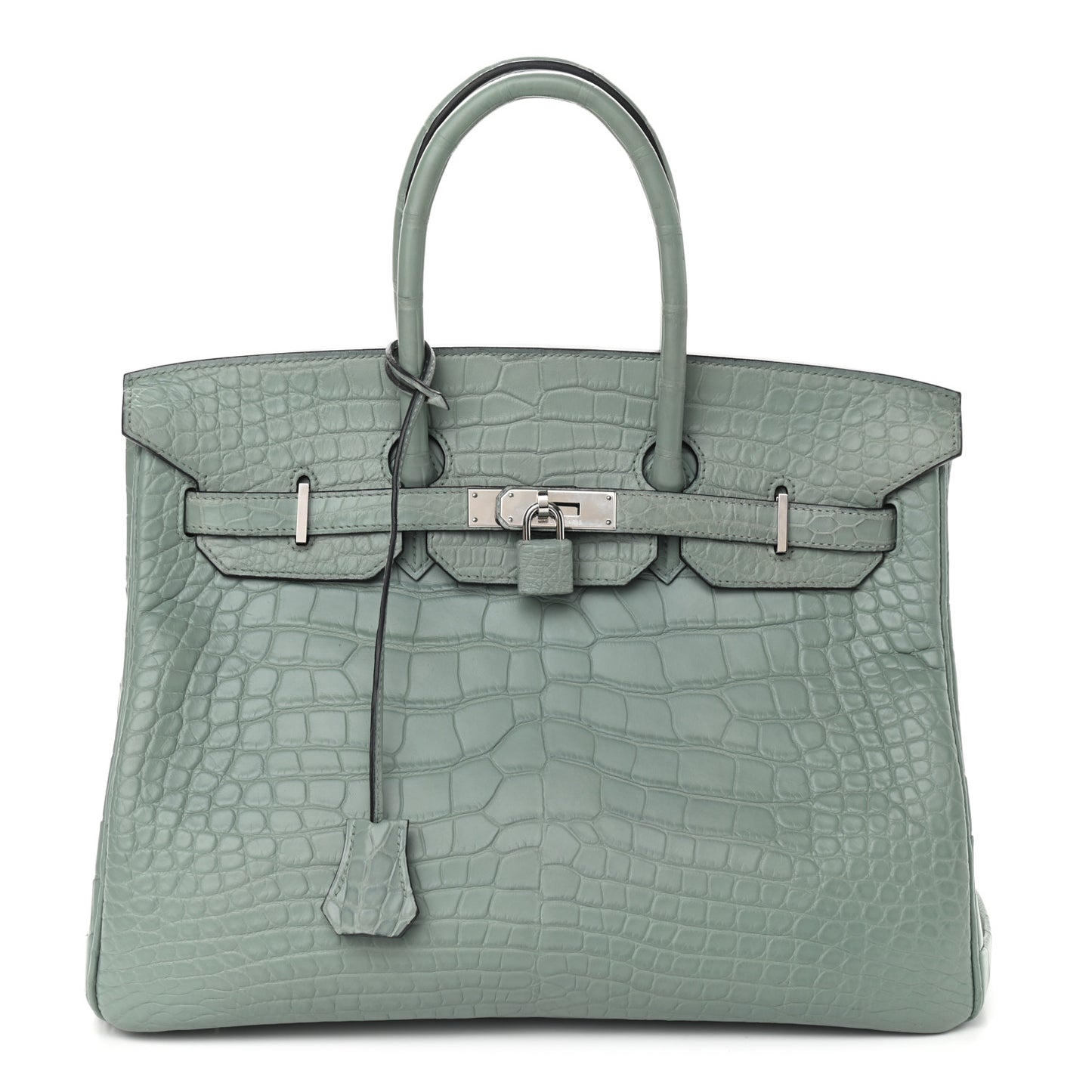 Matte Alligator Birkin 35 Ciel