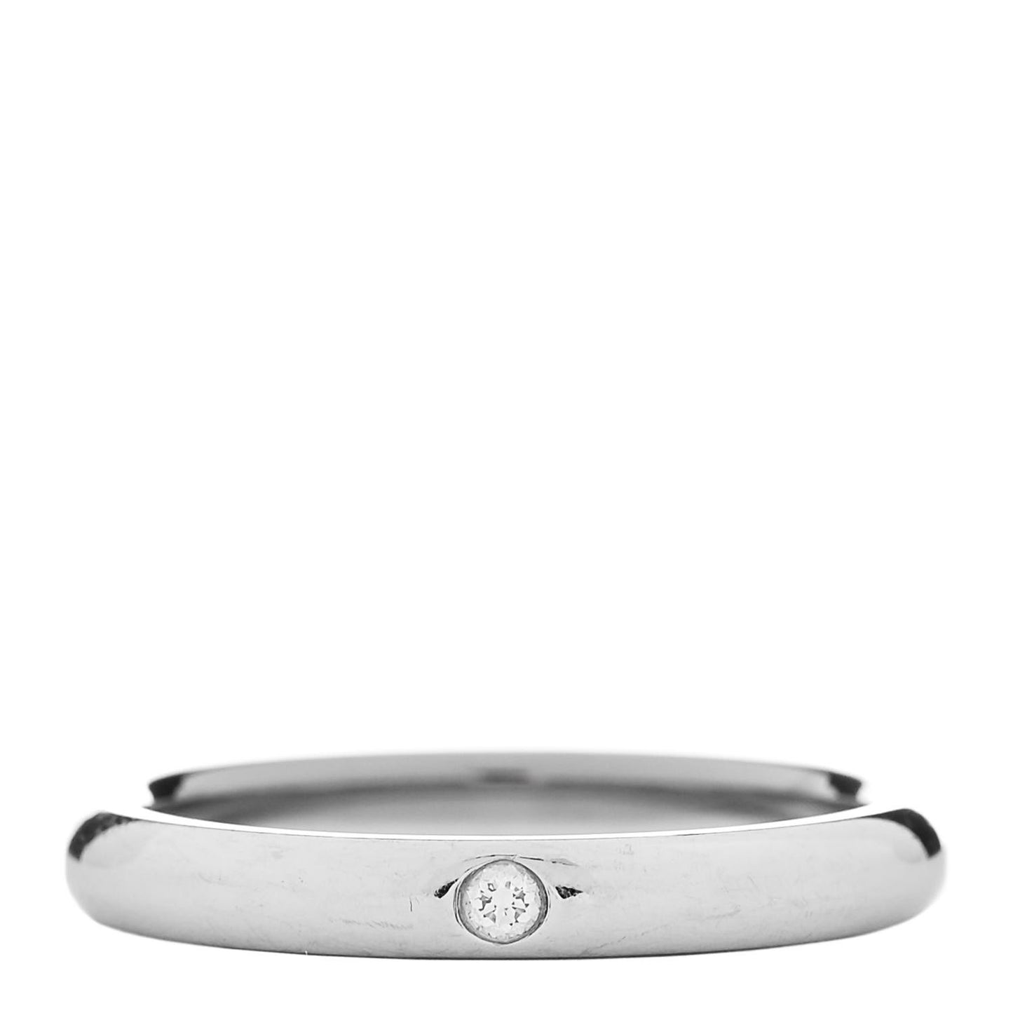 Platinum Diamond Elsa Peretti Band Ring 54 7