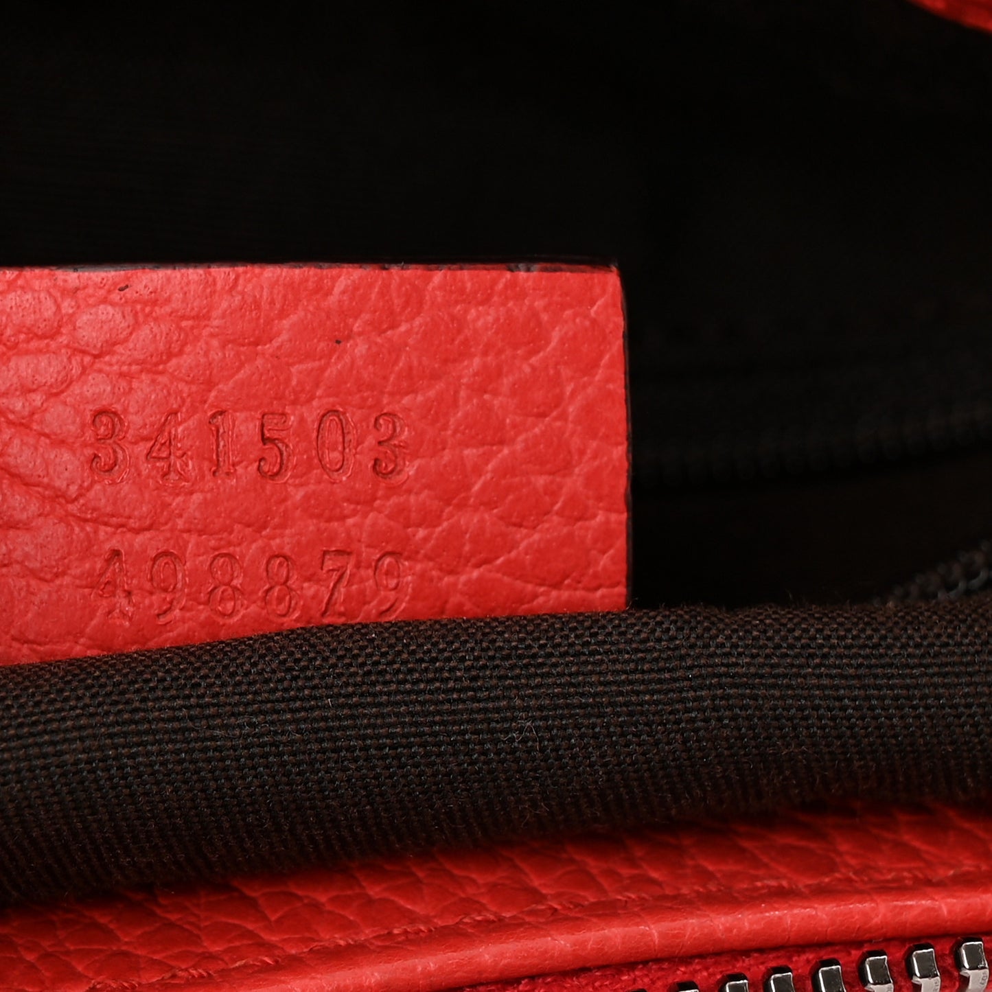 Dollar Calfskin Medium GG Charm Dome Satchel Sporting Red