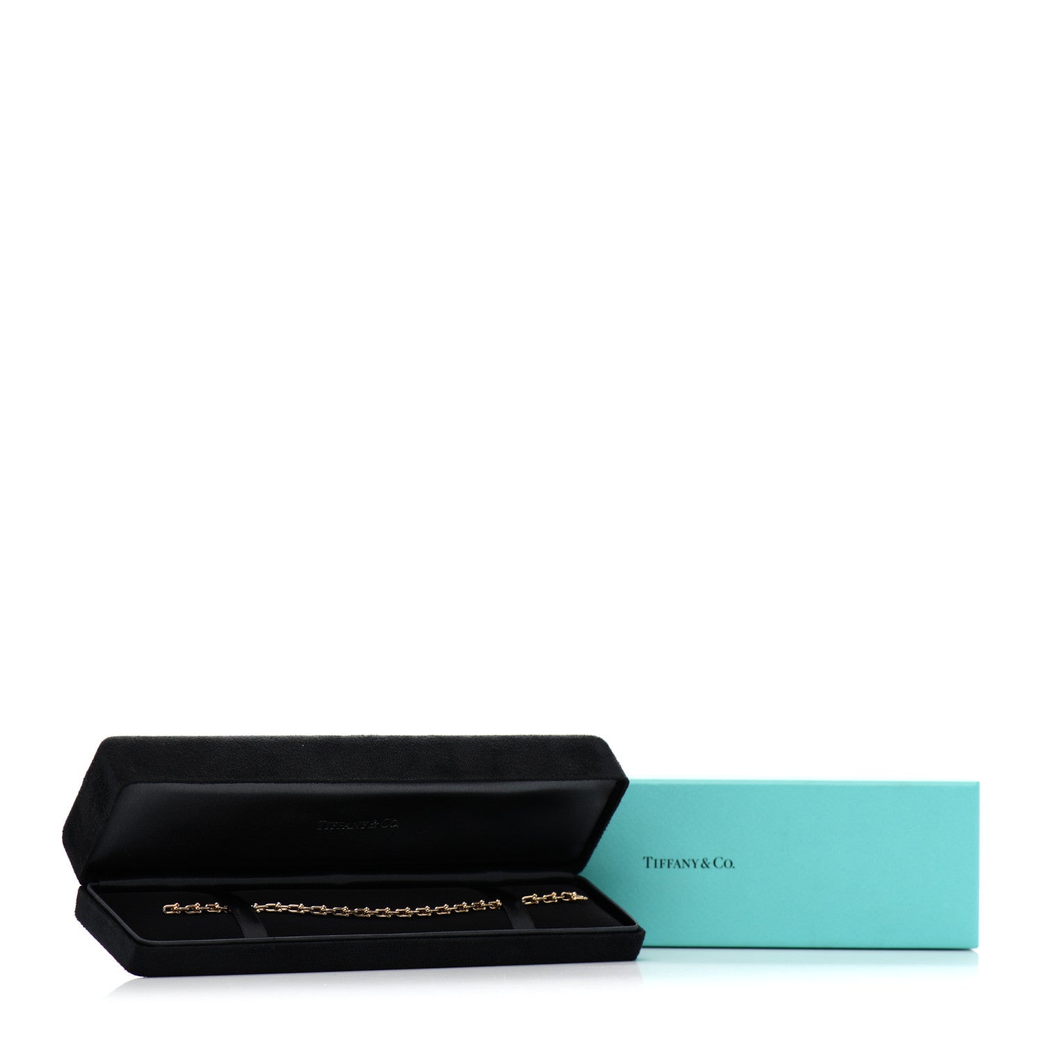 Tiffany 18K Rose Gold HardWear Micro Link Bracelet 4 of 4