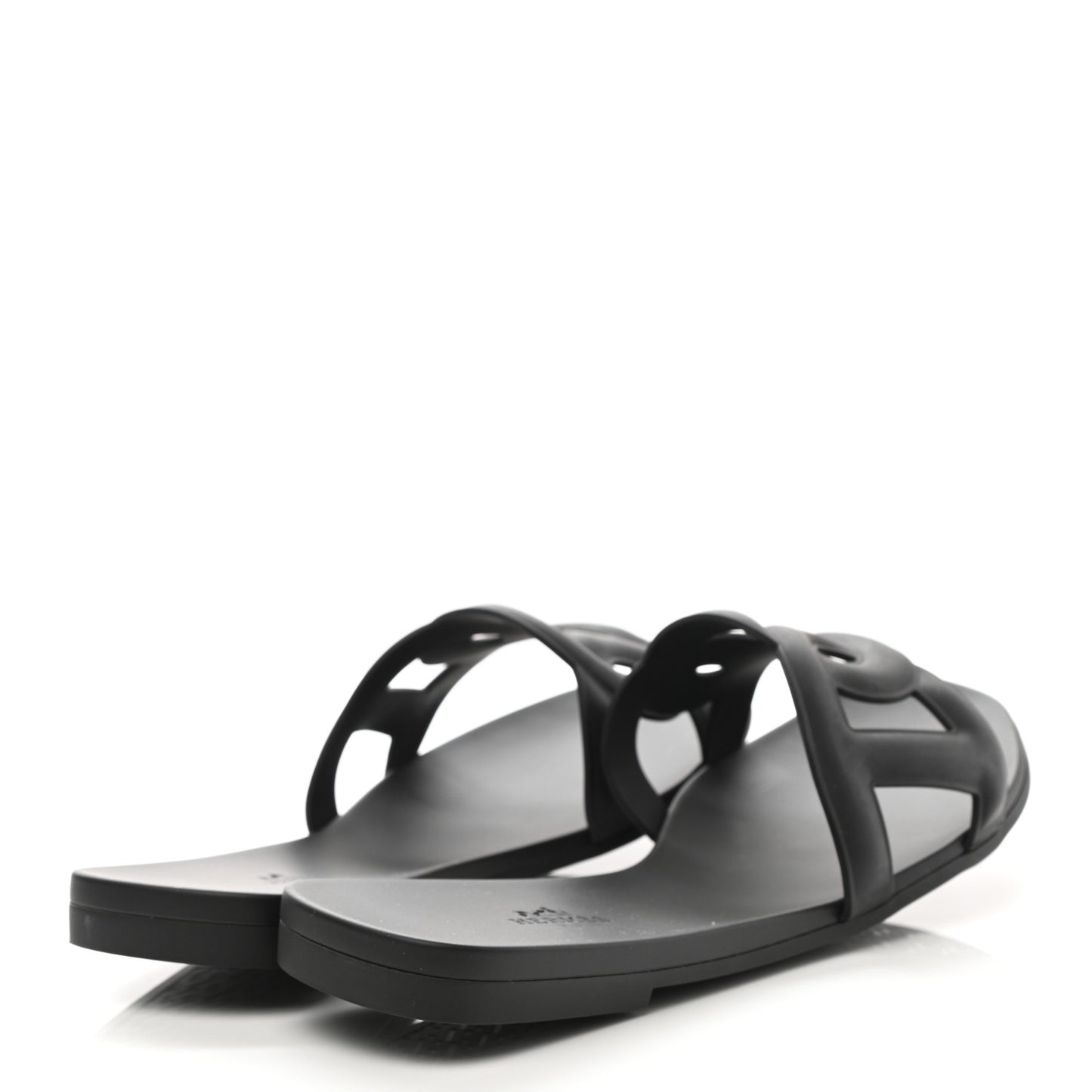 Rubber Aloha Sandals 41 Black