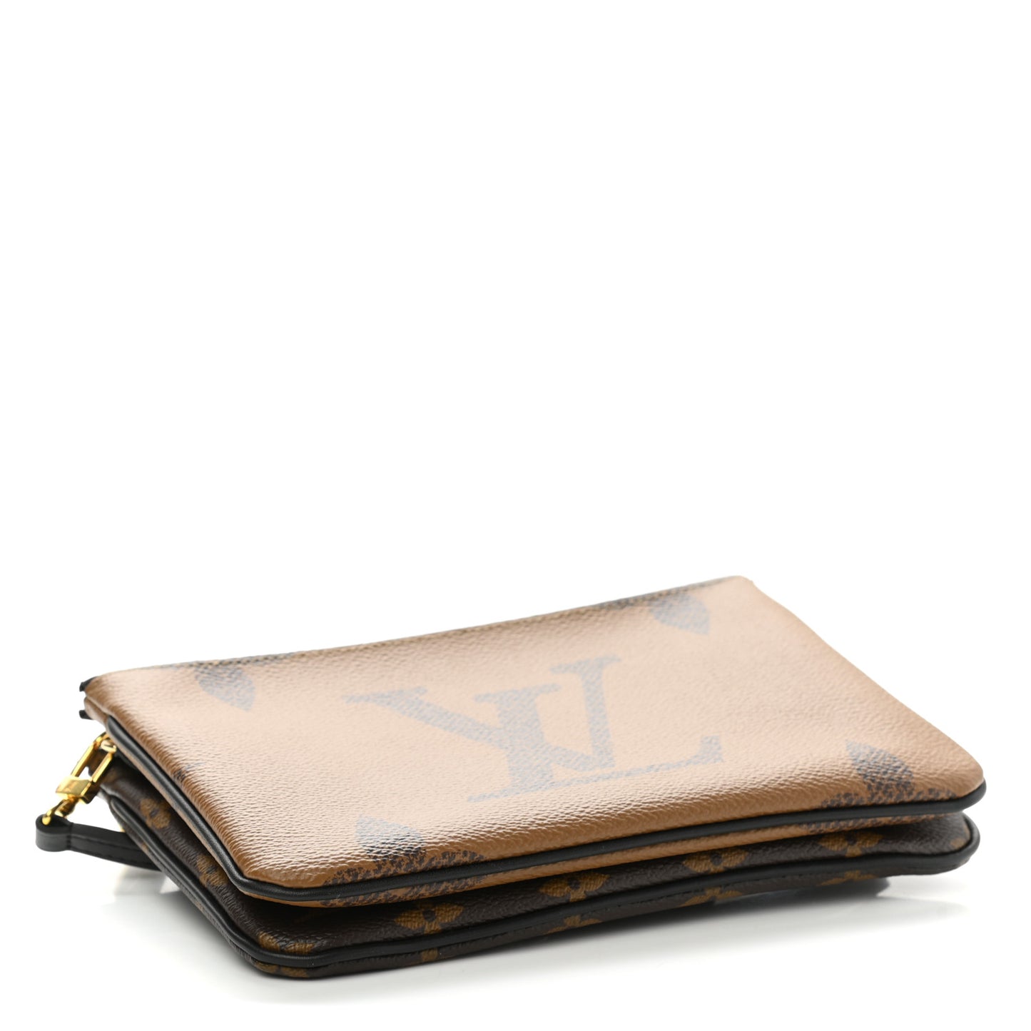 Reverse Monogram Giant Double Zip Pochette