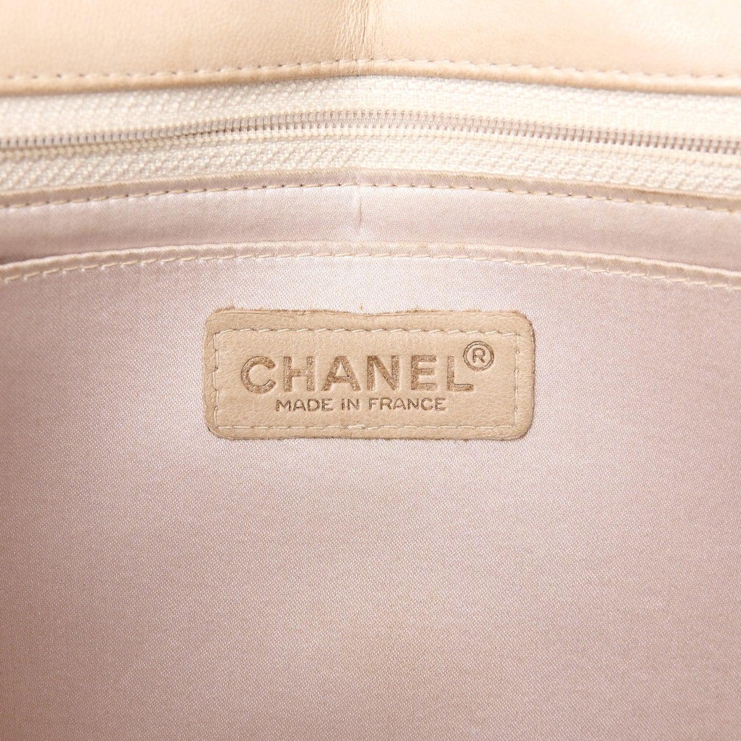 Nylon Medium Travel Flap Light Beige