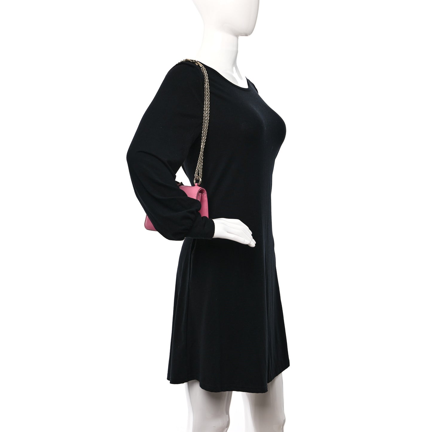 Vitello Mini Glam Lock Rockstud Flap Ninphea