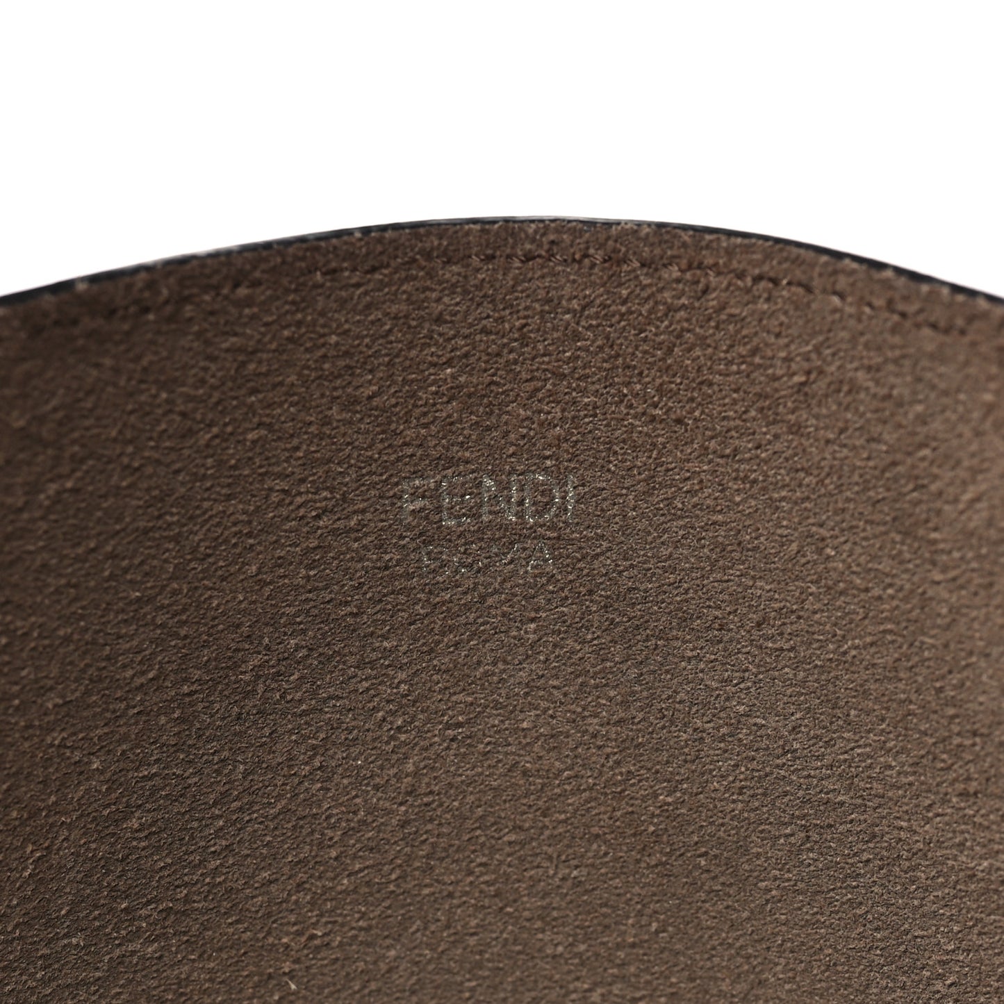 Vitello Vienna Enamel F is Fendi Shopping Tote Fiamma Taupe
