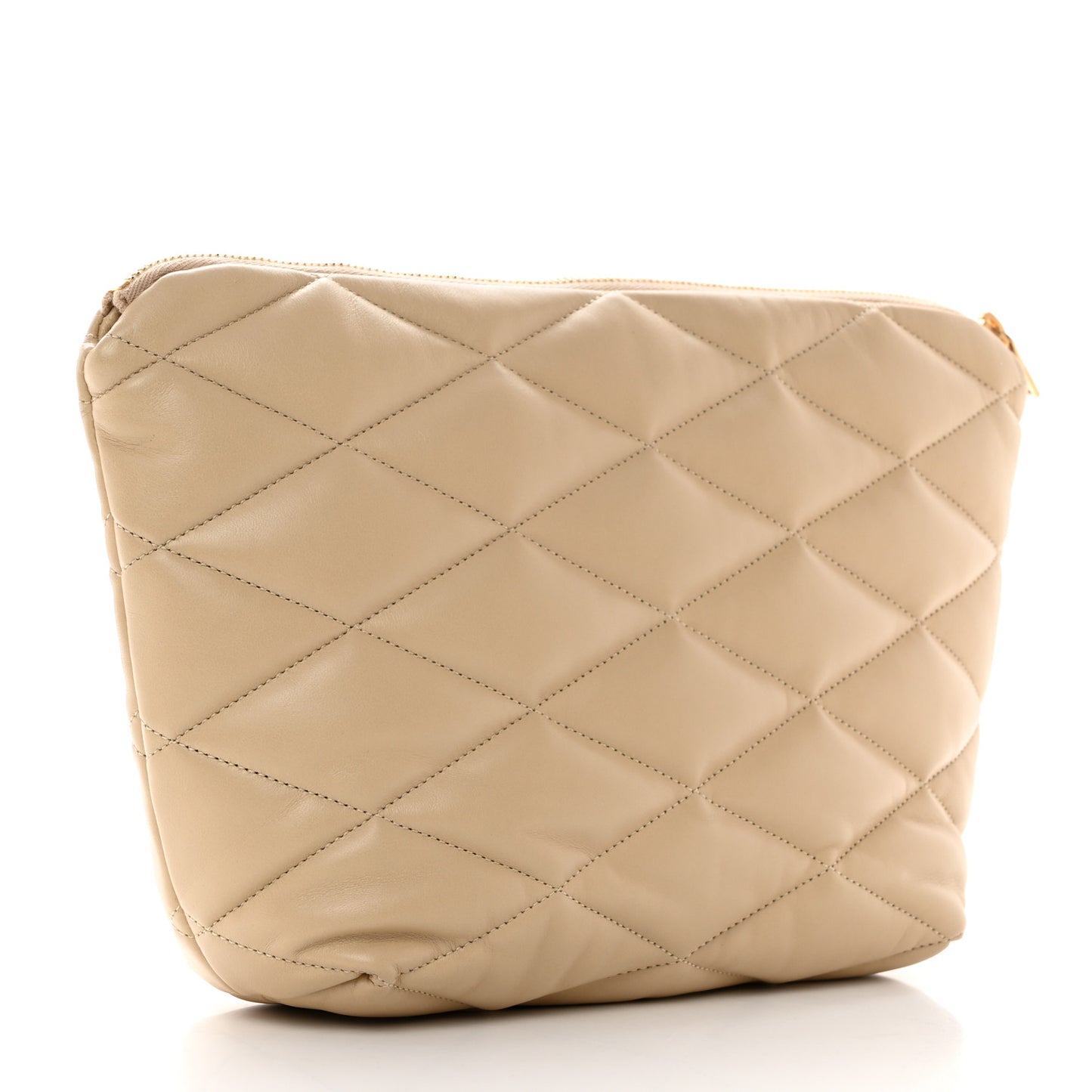 Lambskin Monogram Medium Sade Puffer Taupe