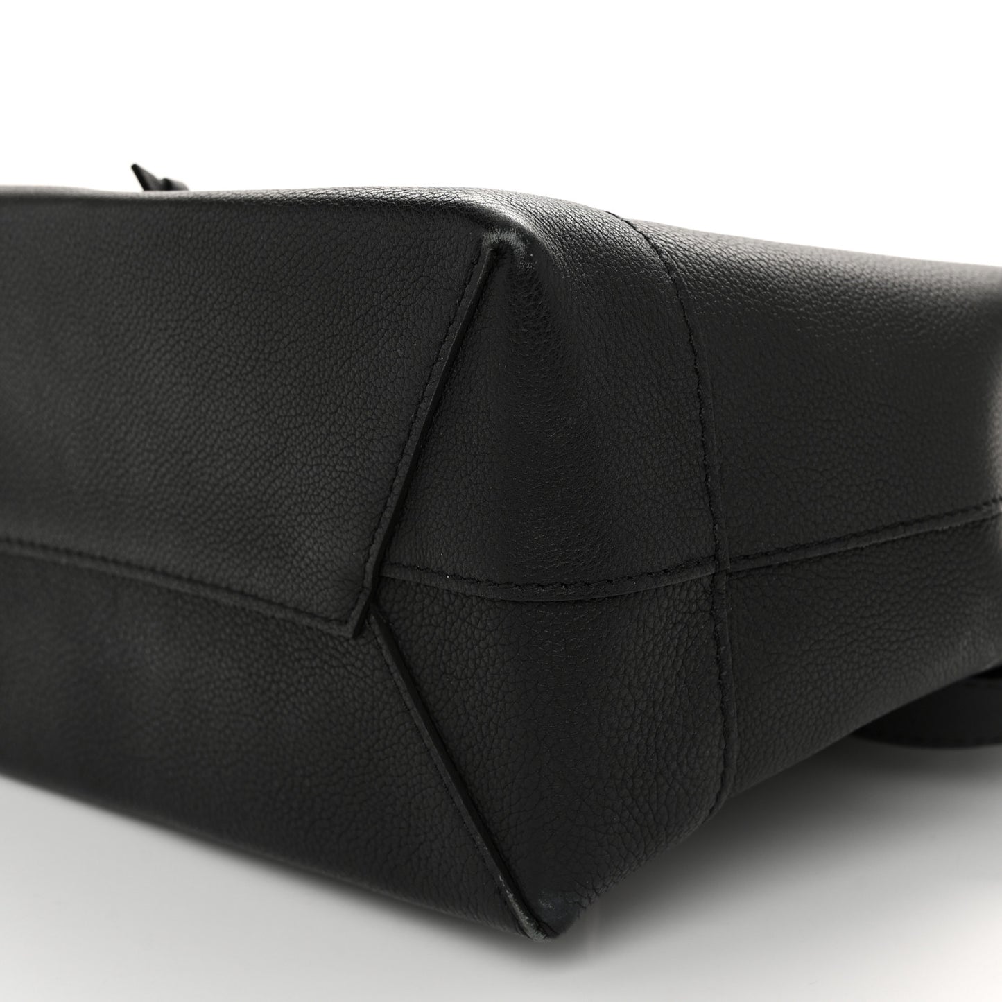 Calfskin Lockme Backpack Black