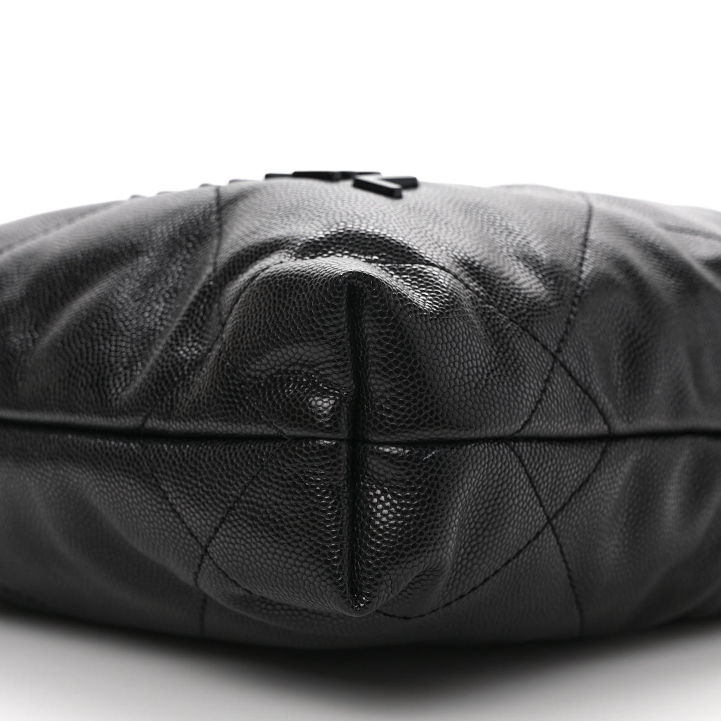 Shiny Caviar Quilted Monochrome Mini Chanel 22 Black