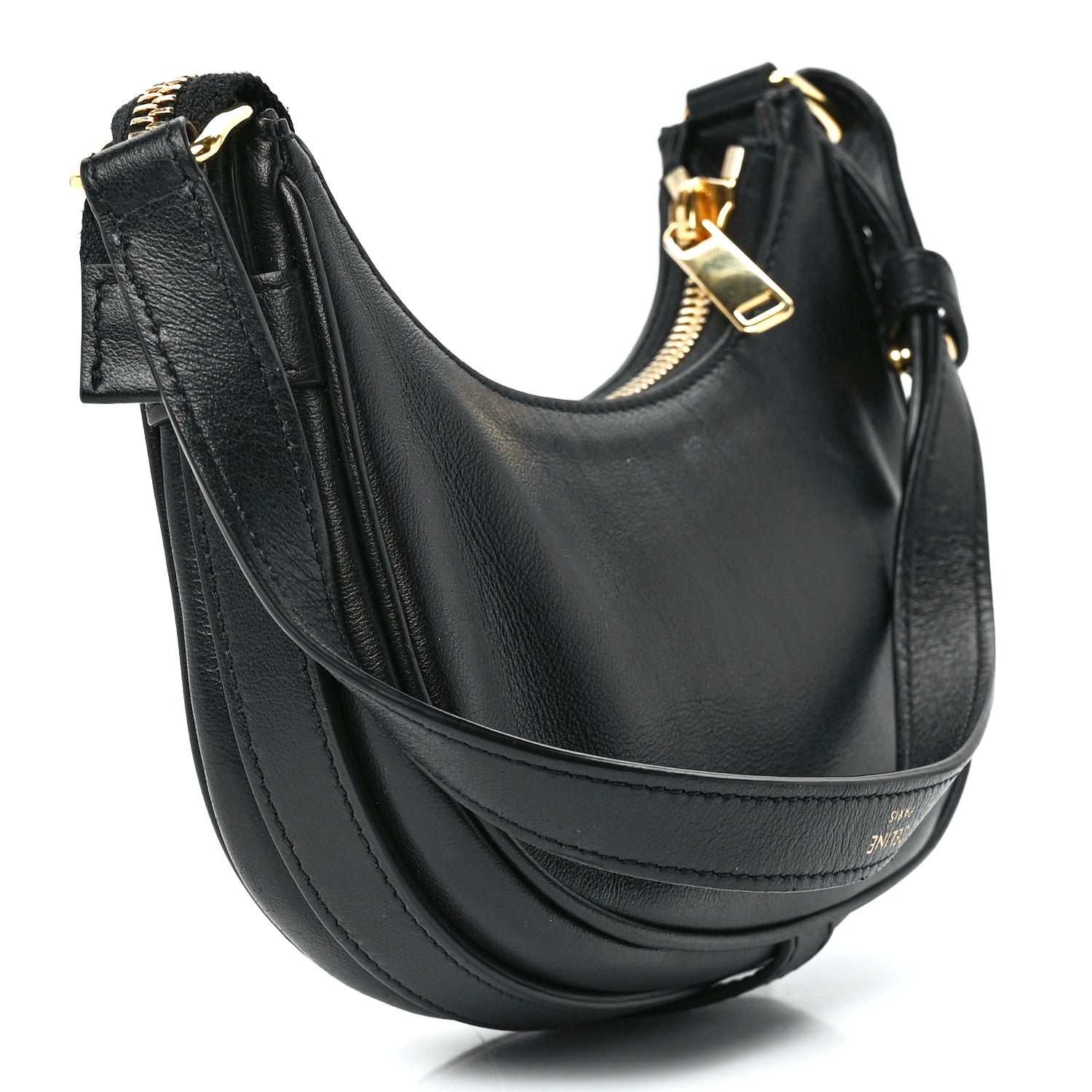 Celine Smooth Calfskin Mini Ava Shoulder Bag Black 3 of 12