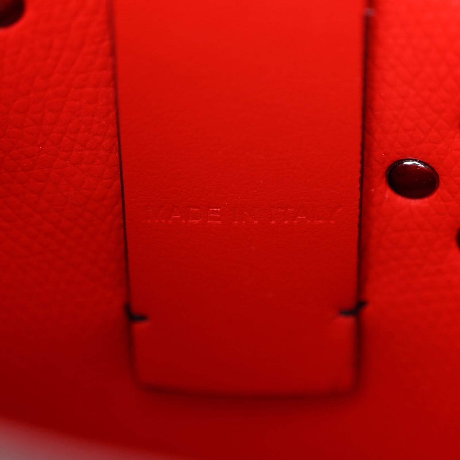 Christian Louboutin Calfskin Loubinthesky Spikes Mini North South Cabata Tote Black 6 of 10