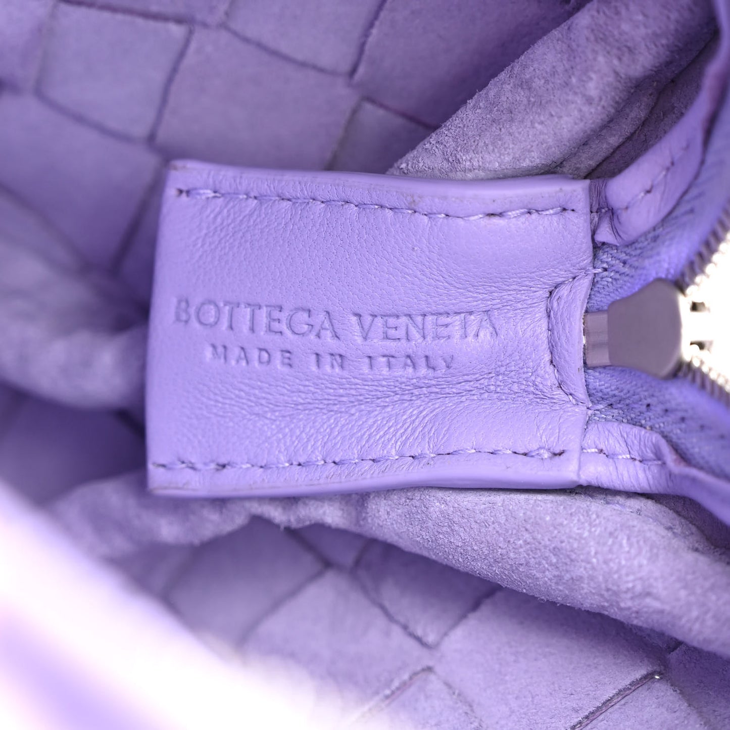 Nappa Intrecciato Mini Loop Camera Bag Wisteria