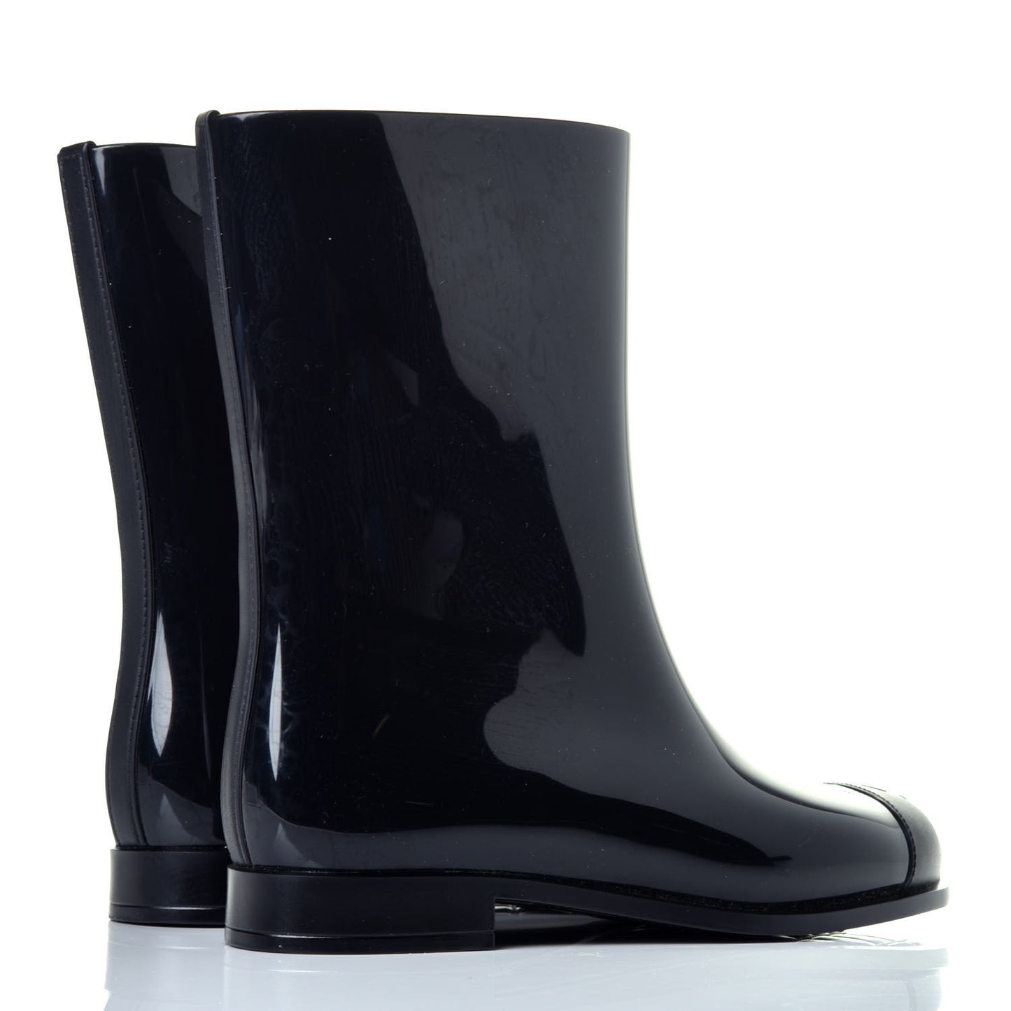 Rubber Rain Boots 37 Black