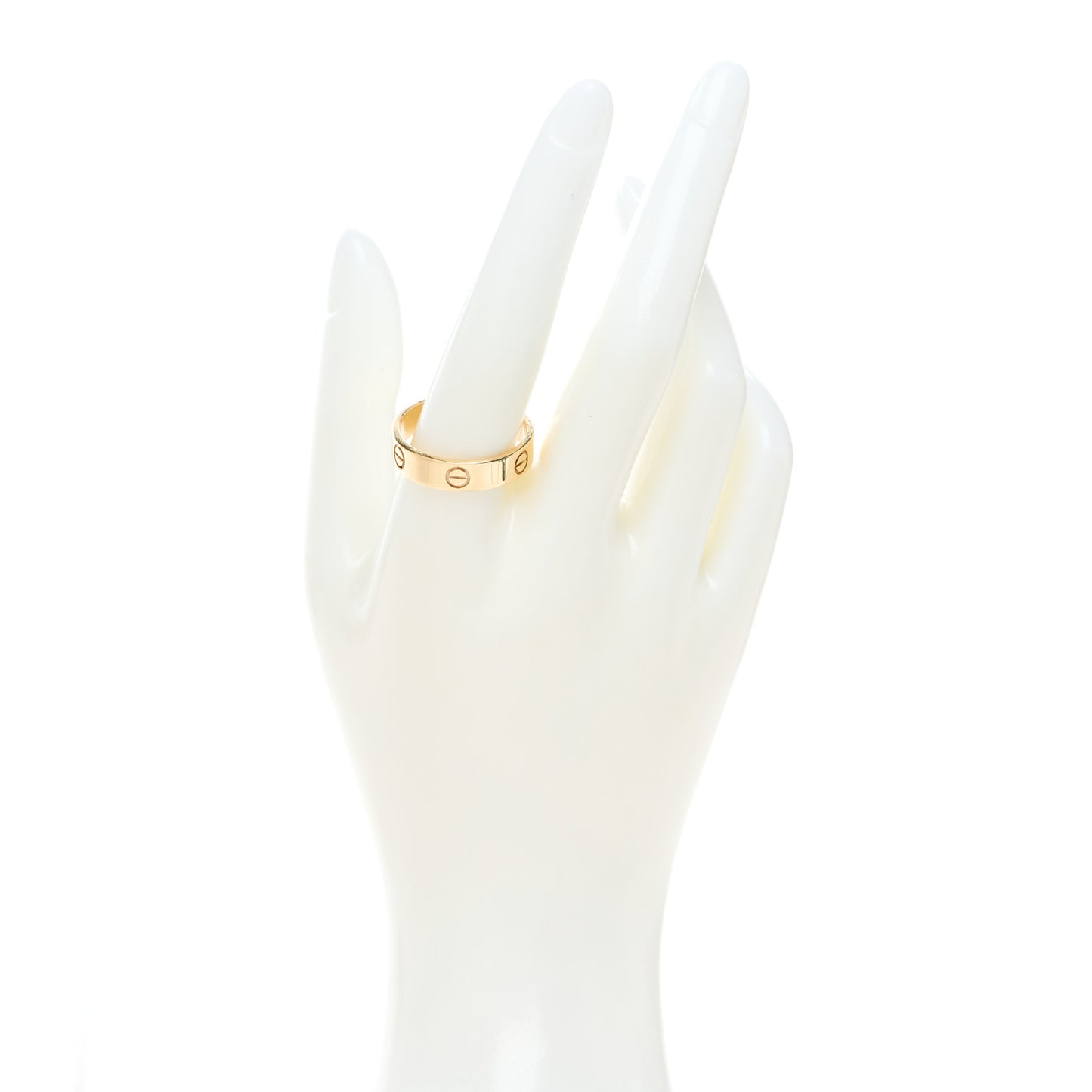 18K Yellow Gold 5.5mm LOVE Ring 64 10.75