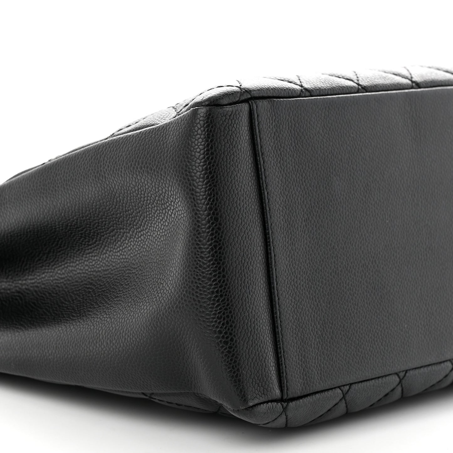 Caviar Quilted Grand Shopping Tote GST Black