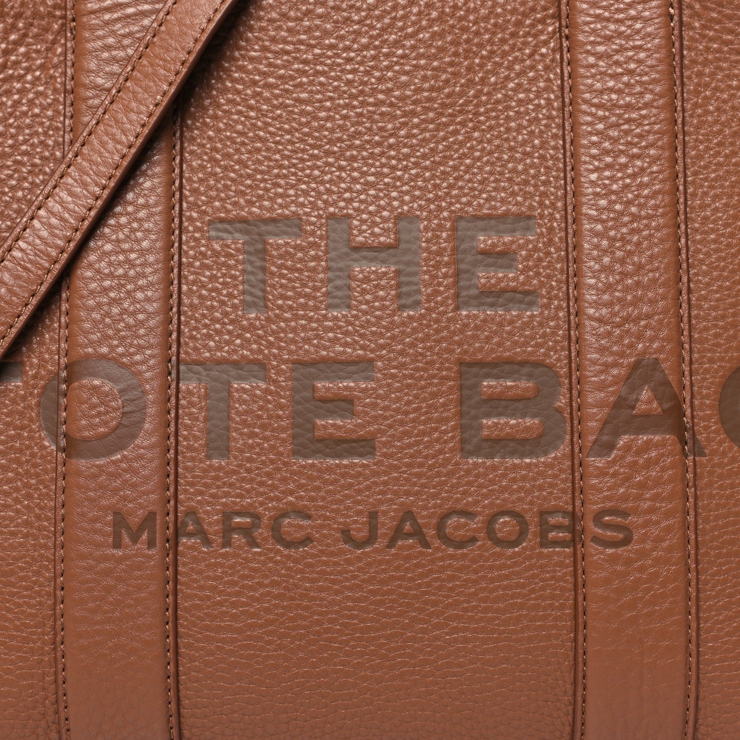 Grained Calfskin Medium The Tote Bag Argan Oil
