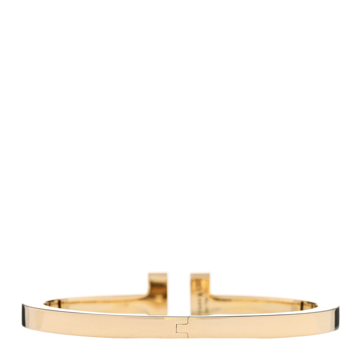 18K Yellow Gold T Square Bracelet