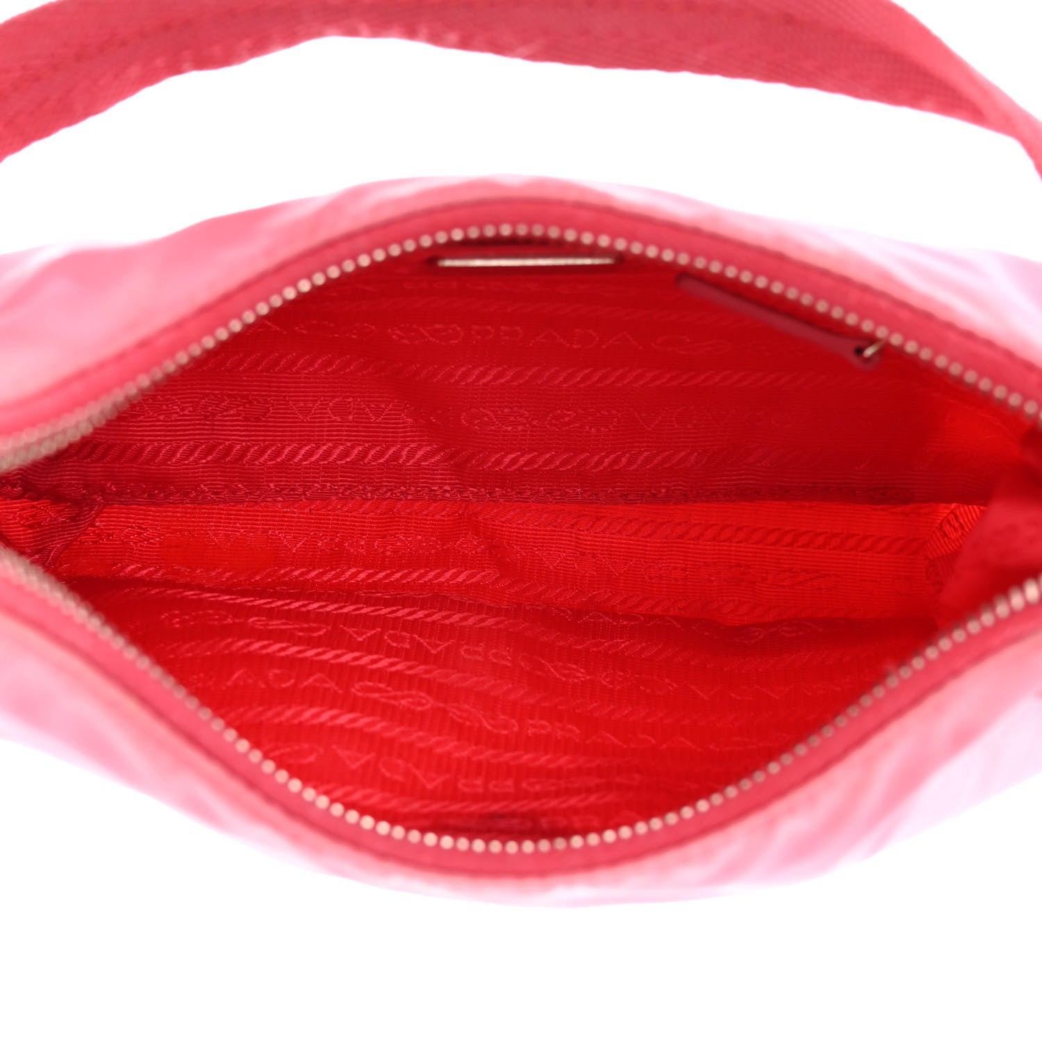 Prada Tessuto Nylon Sport Shoulder Bag Begonia 5 of 14