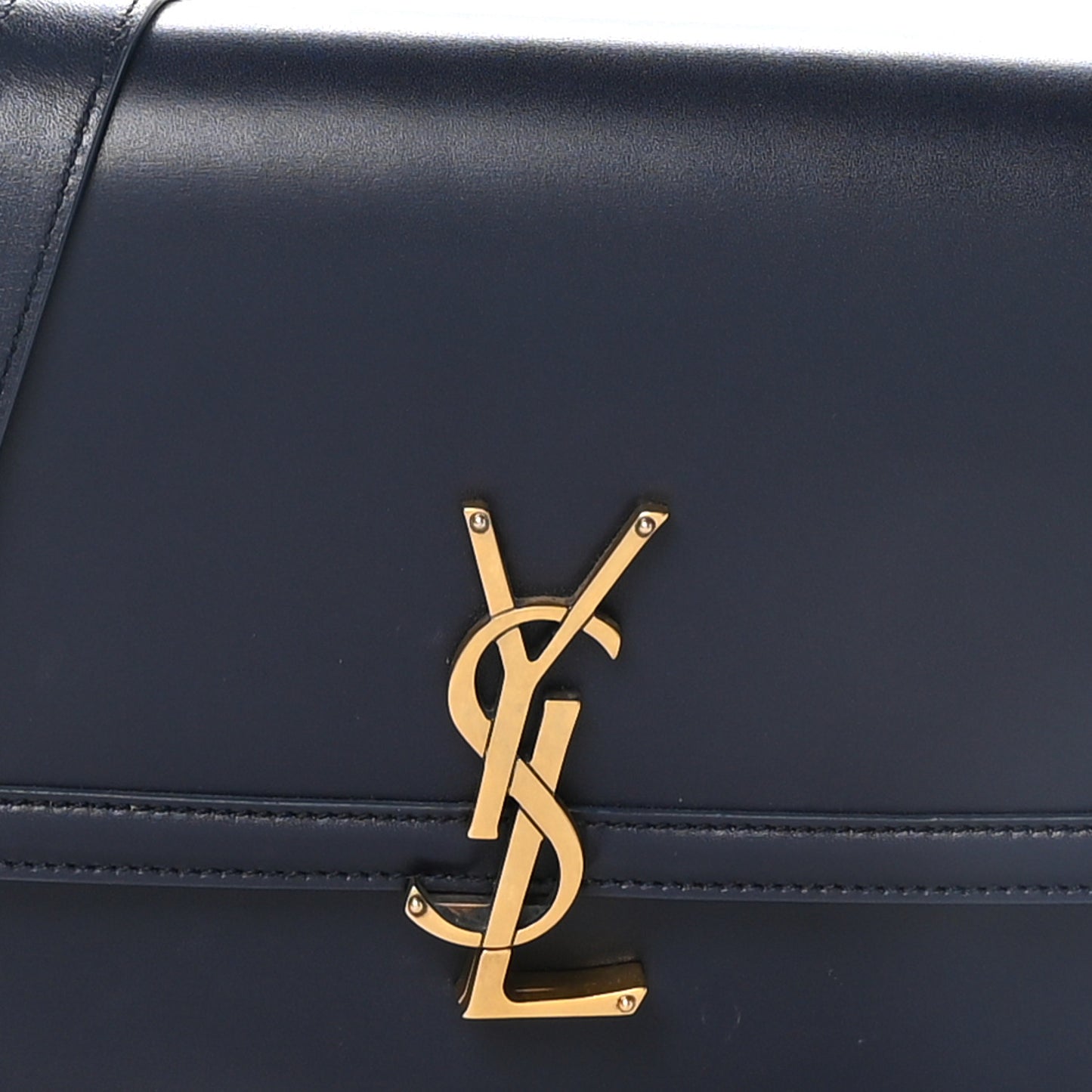 Box Calfskin Monogram Medium Solferino Satchel Deep Marine