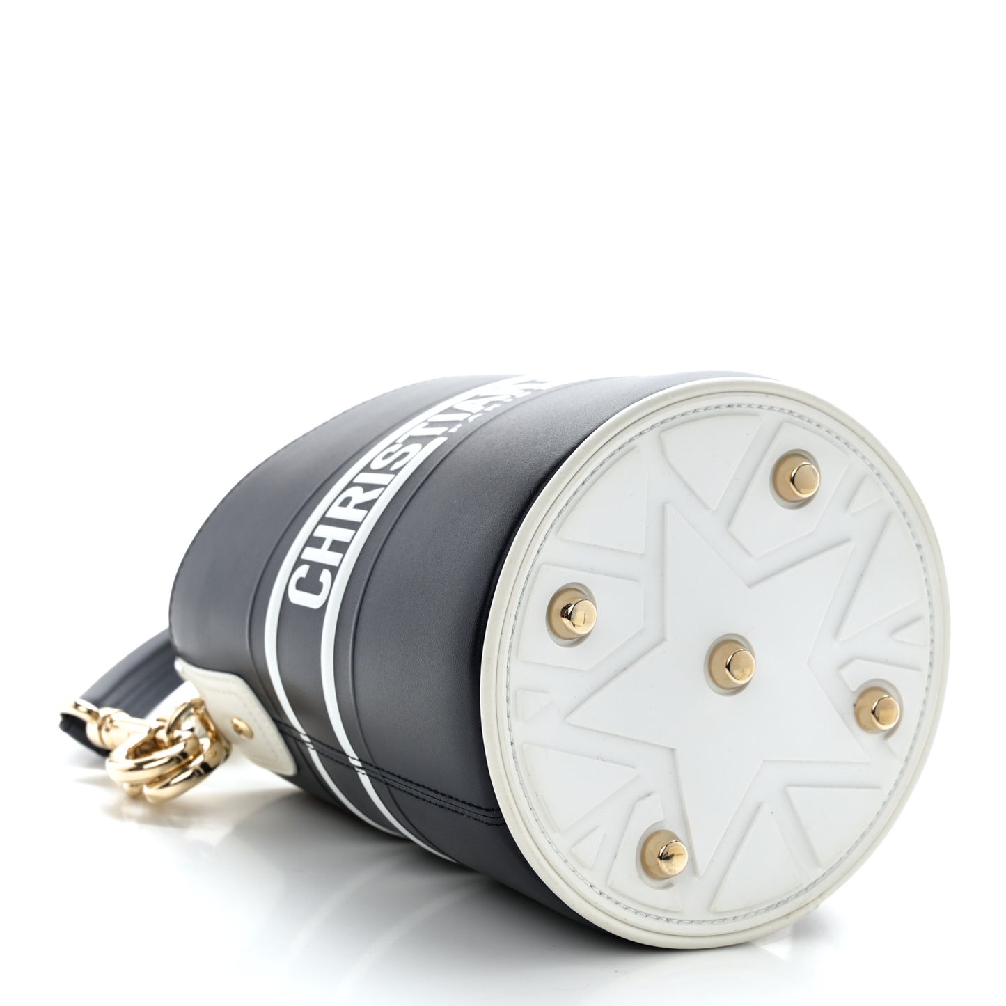 Calfskin Small Dior Vibe Bucket Blue