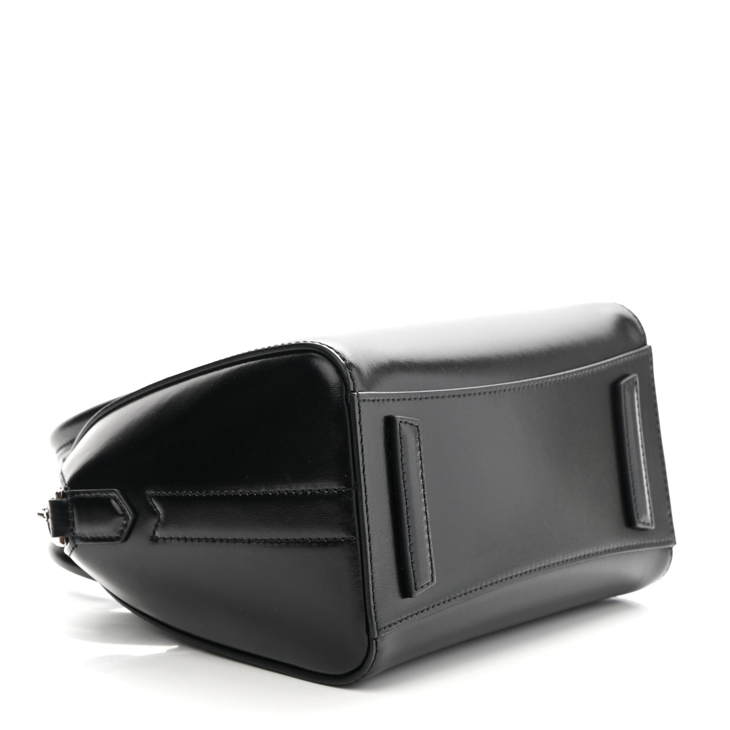 Shiny Lord Calfskin Mini Antigona Black