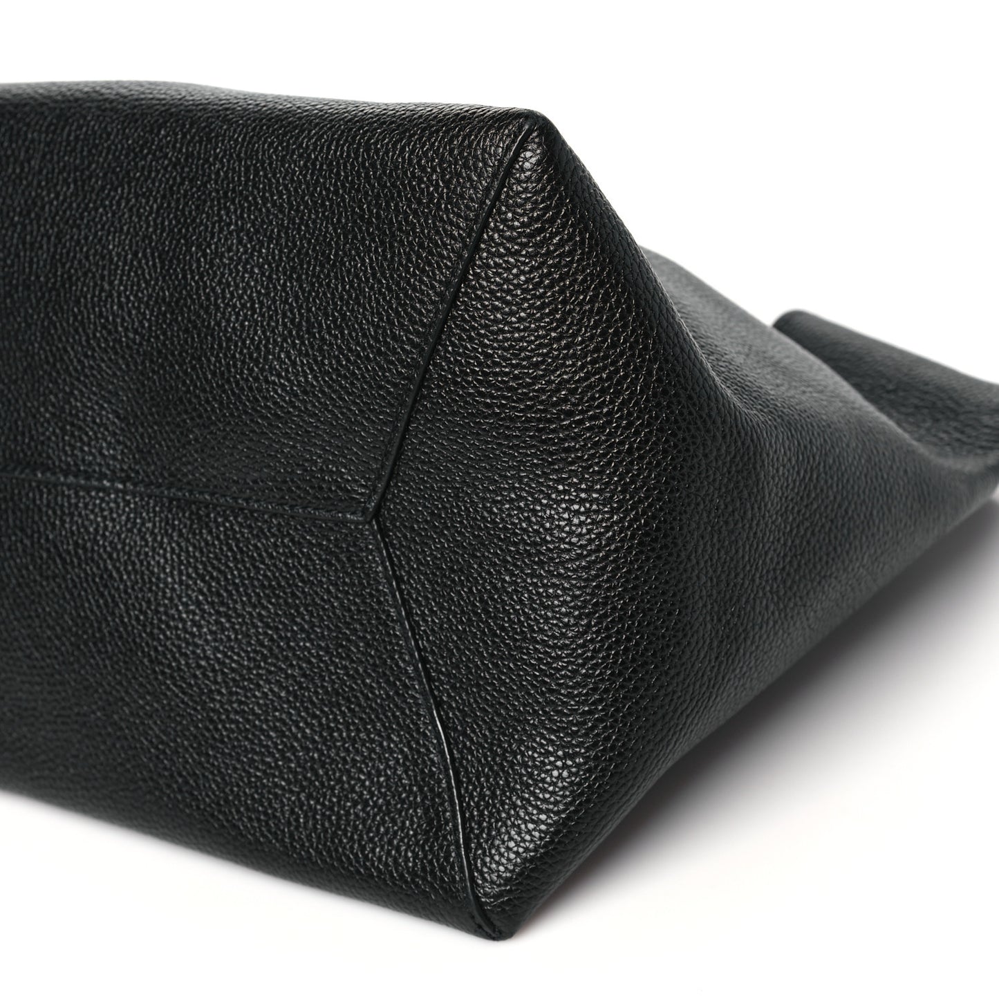 Grained Calfskin Medium The Sack Bag Black