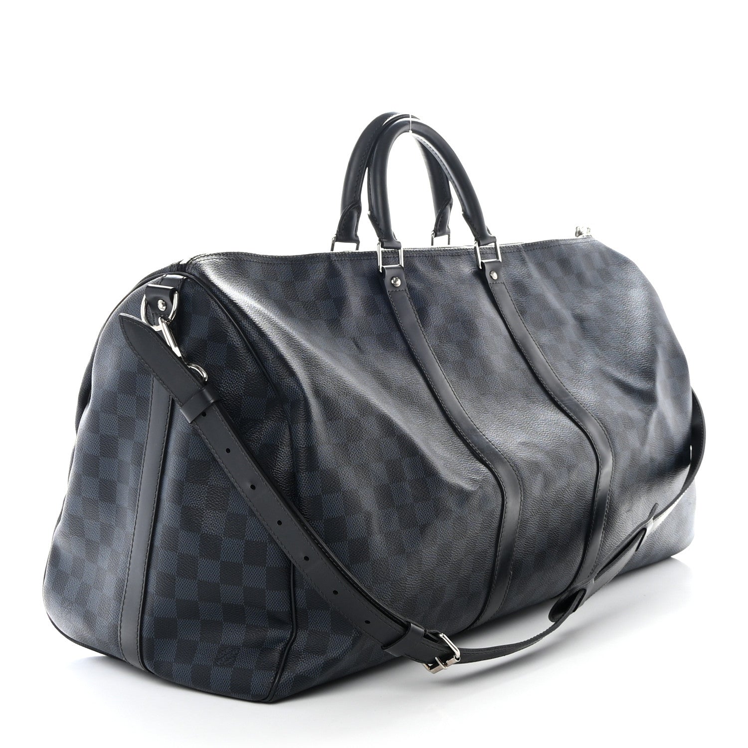 Louis Vuitton Damier Cobalt Keepall Bandouliere 55 2 of 10