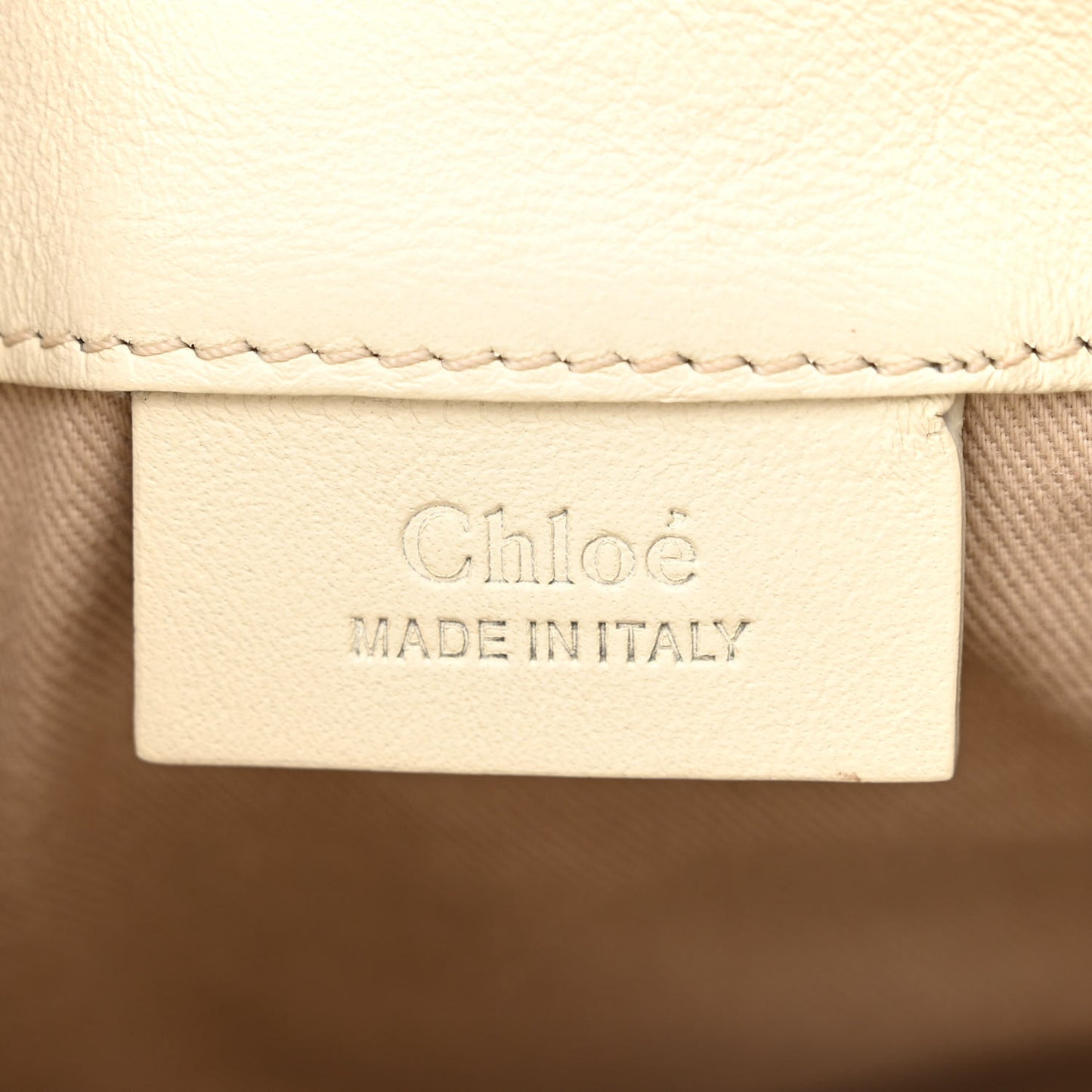 Calfskin Quilted Mini Faye Backpack Natural White