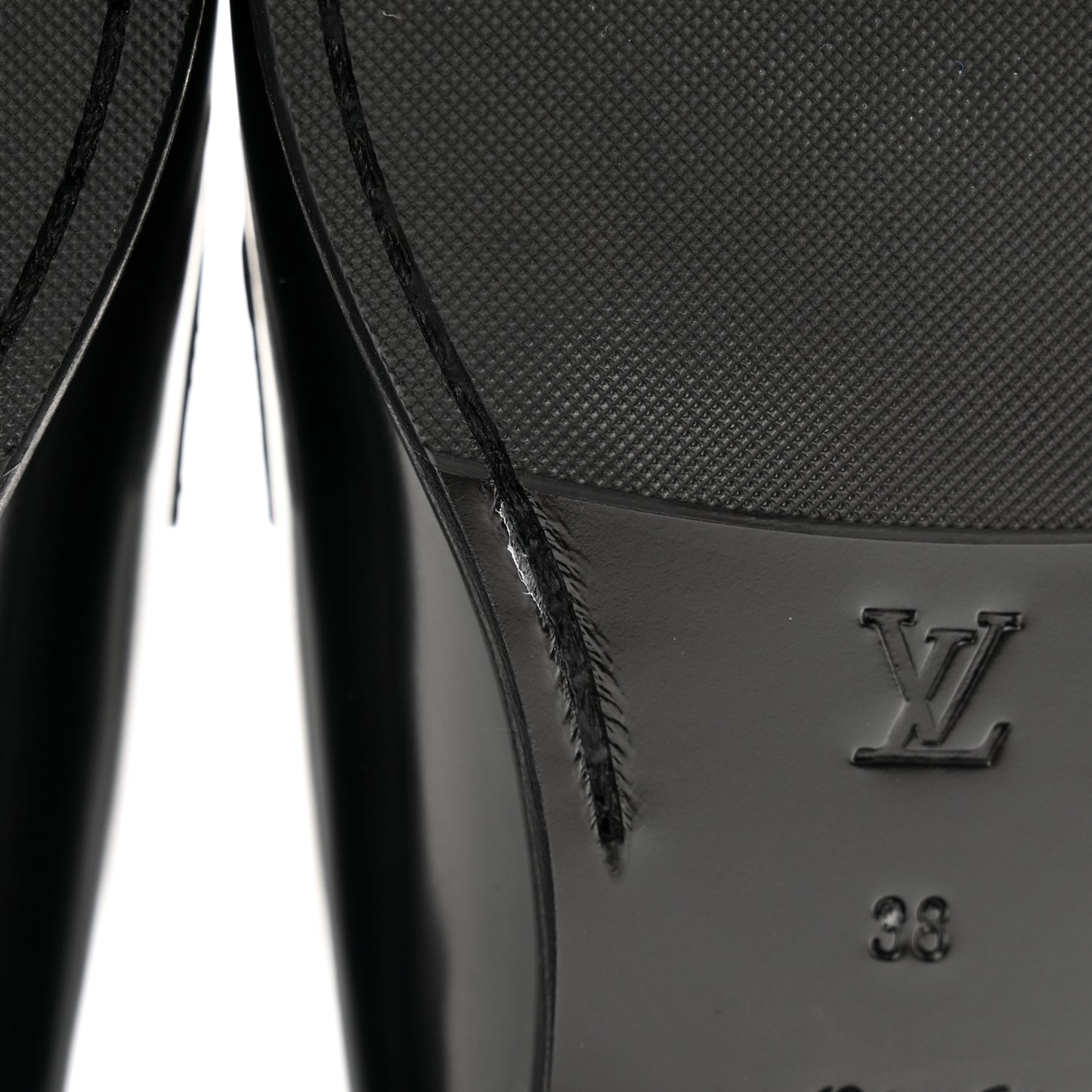 Glazed Calfskin Chess Flat Loafer 38