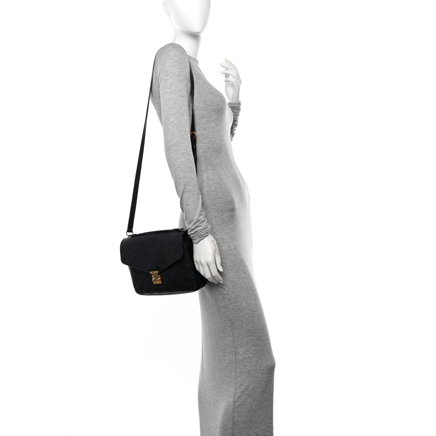 Louis Vuitton Empreinte Pochette Metis Black 2 of 16