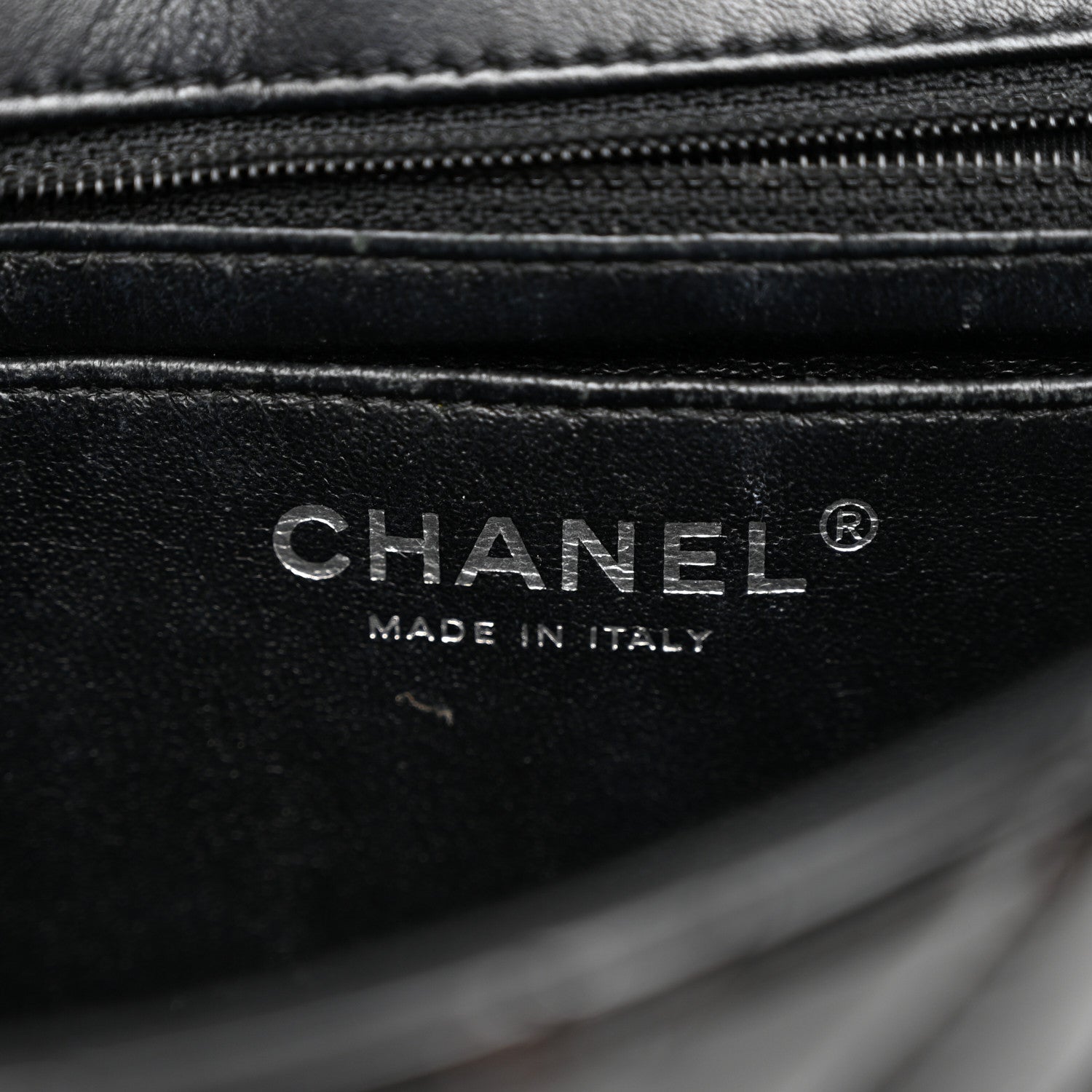 Chanel Patent Calfskin Chevron Quilted Mini Rectangular Flap Black 6 of 10