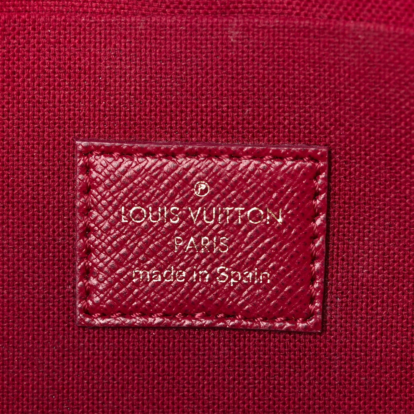 Monogram Pochette Felicie Chain Wallet Fuchsia